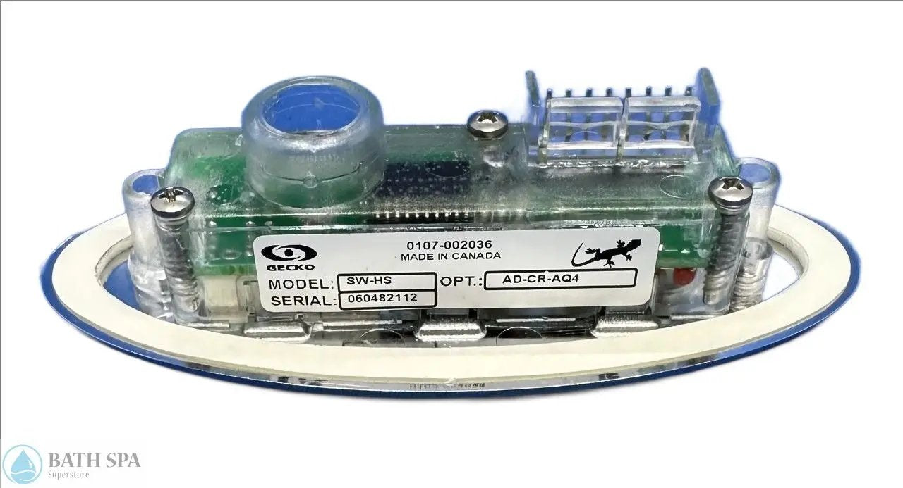 Lasco (Gecko) Keypad 4 button w/Display, Chrome (0107-002036) Bath Parts 007-002036_back