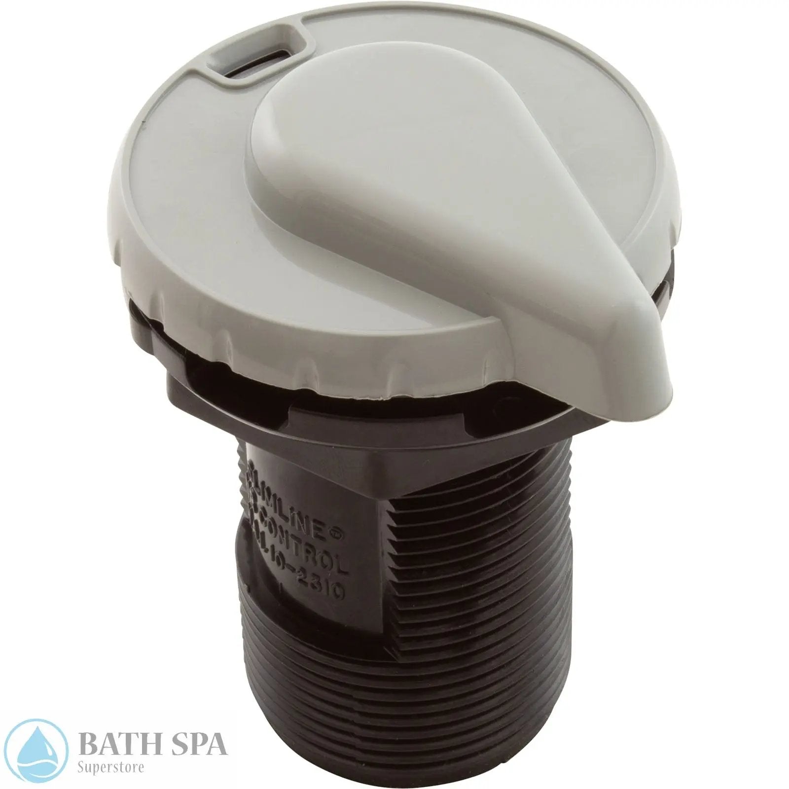 Slimline Teardrop 1" Air Control, Grey Spa Parts 10-2330