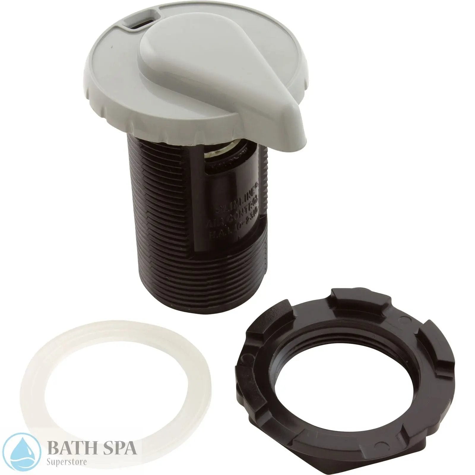 Slimline Teardrop 1" Air Control, Grey Spa Parts 10-2330GRY-parts