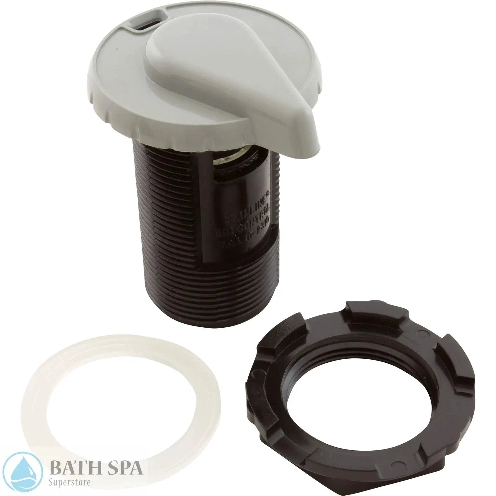 Slimline Teardrop 1" Air Control, Grey Spa Parts 10-2330GRY-parts