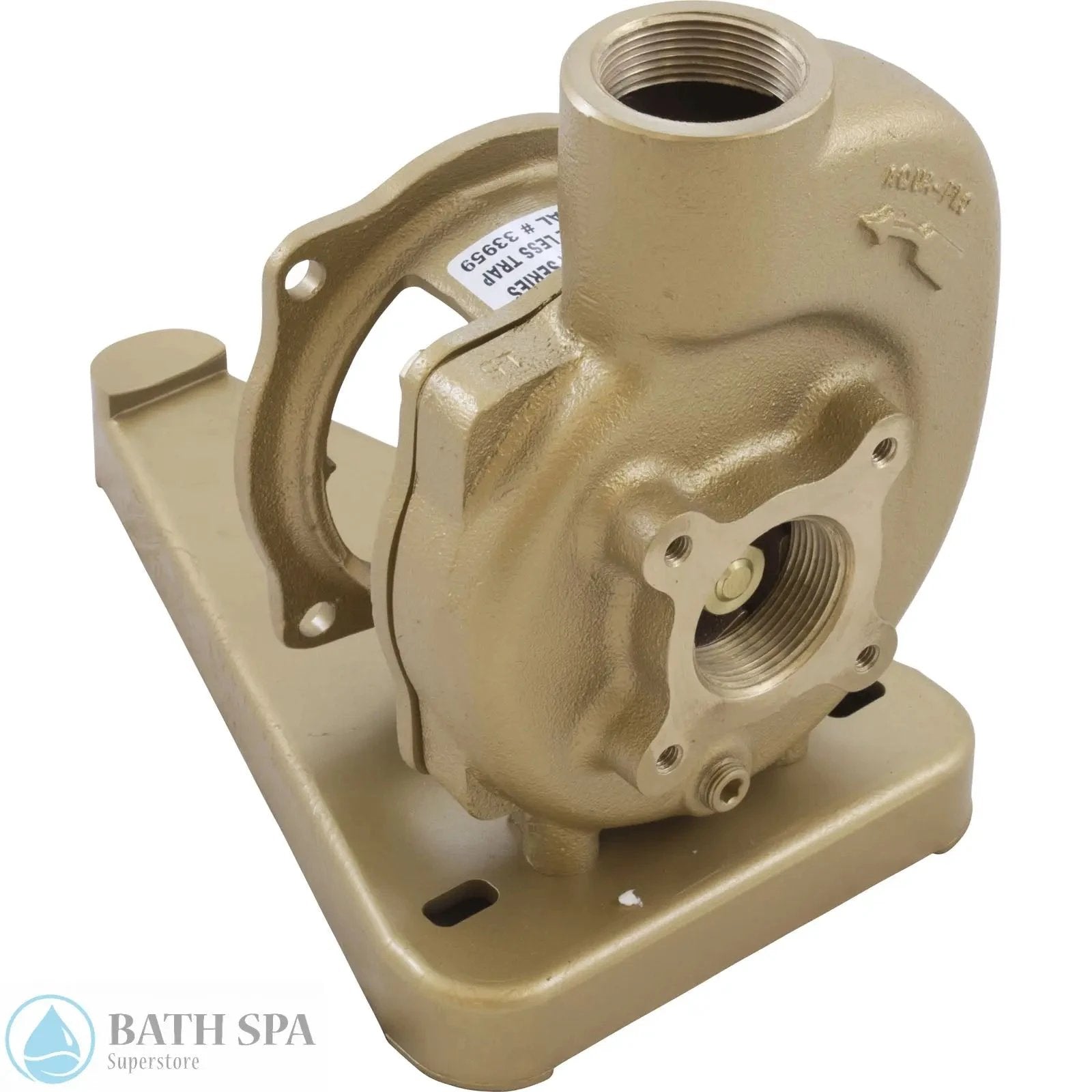 Gecko AquaFlo A Val Pak 1.5 HP Wet End One And One Half Inch No Trap Center Suction Female Pipe Thread Spa Pumps & Parts: Spa Pump Wetends (Gecko) 11915010