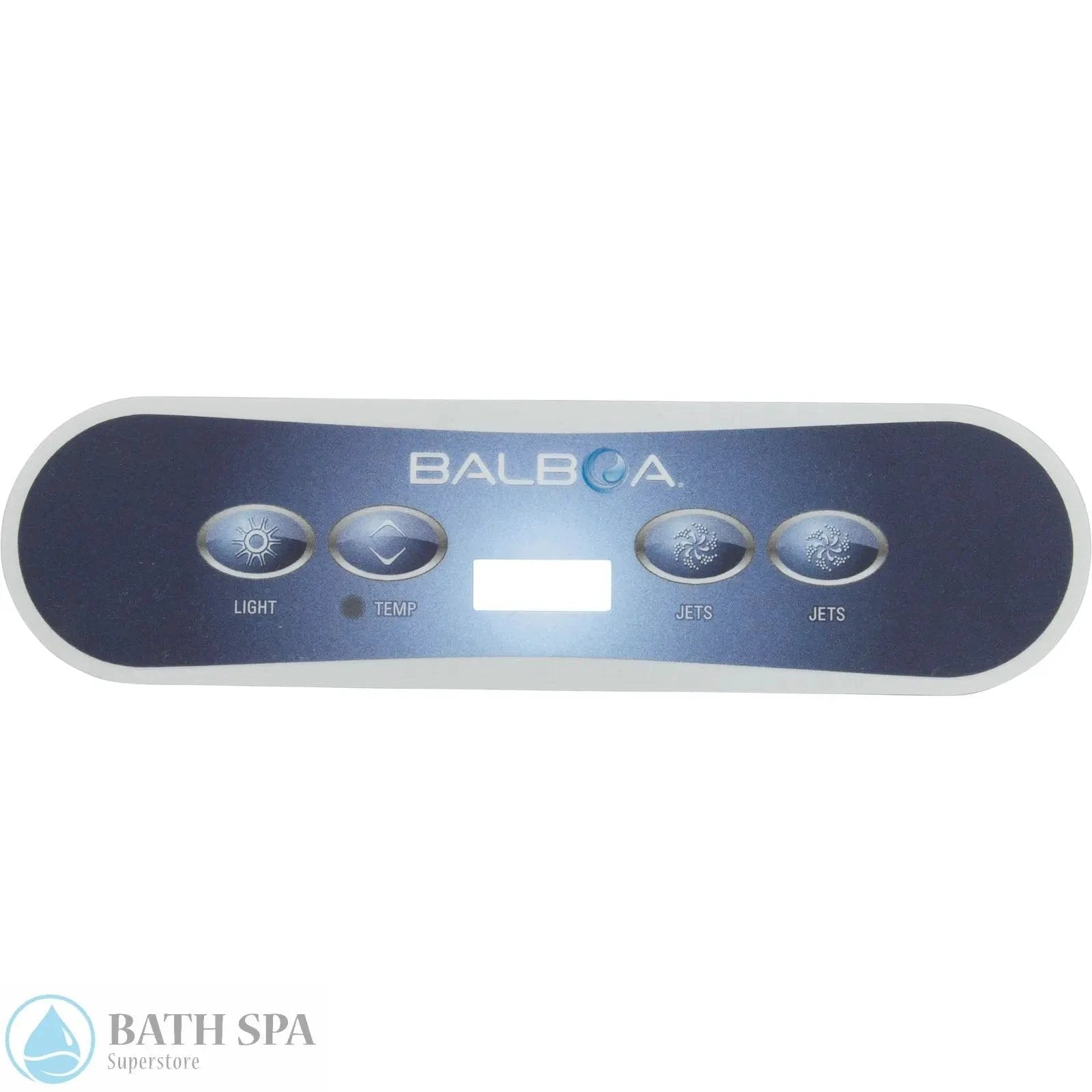 Balboa 4-Button VL400 Topside Panel Overlay (12237) Spa Parts: Spa Topside Panel Overlays (Balboa) 12237