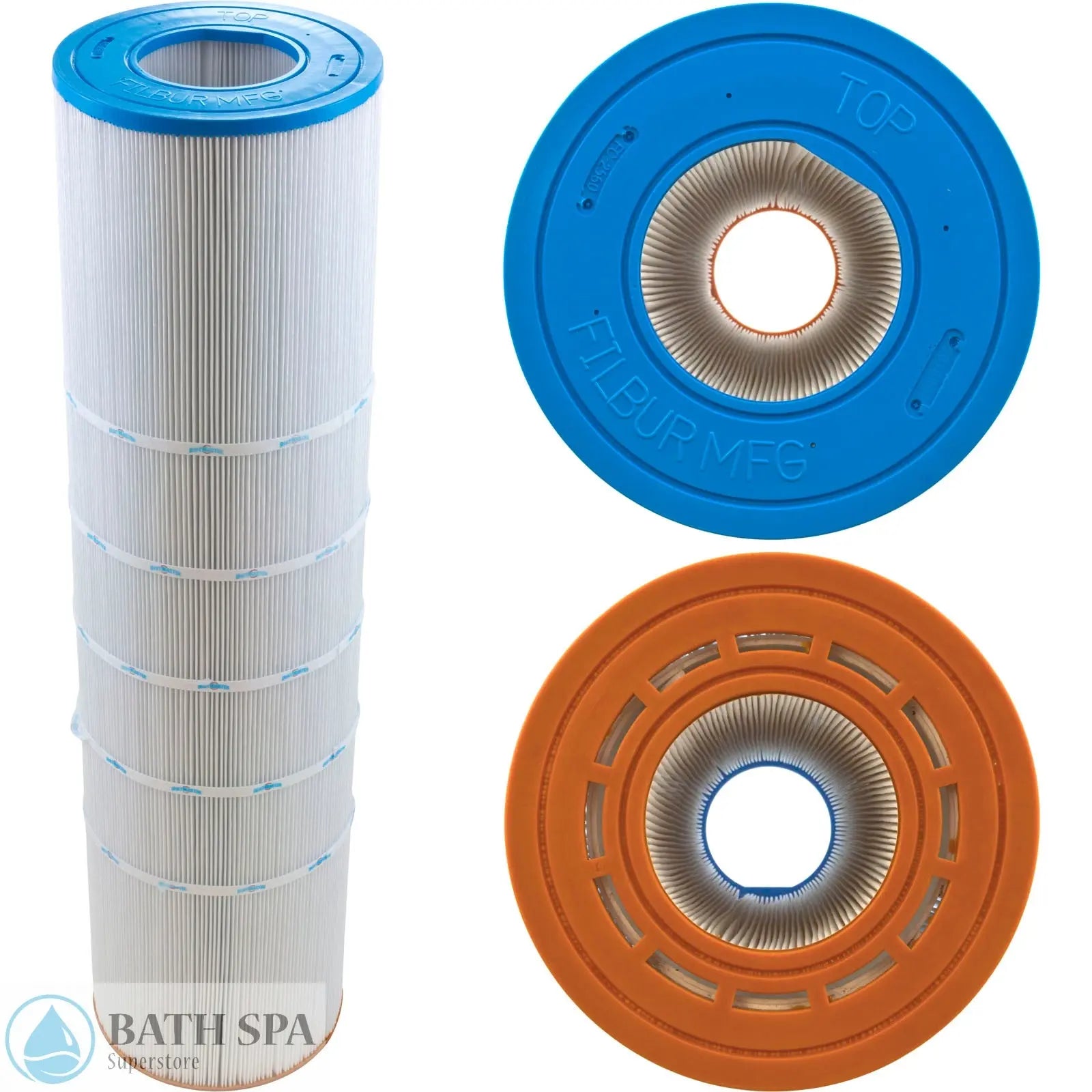 Filbur FC-2560 Spa/Pool Replacement Filter Cartridge Spa Filters: Replacement Cartridges - Filbur 8" Outside Diameter Cartridge 17-175-1690_XL