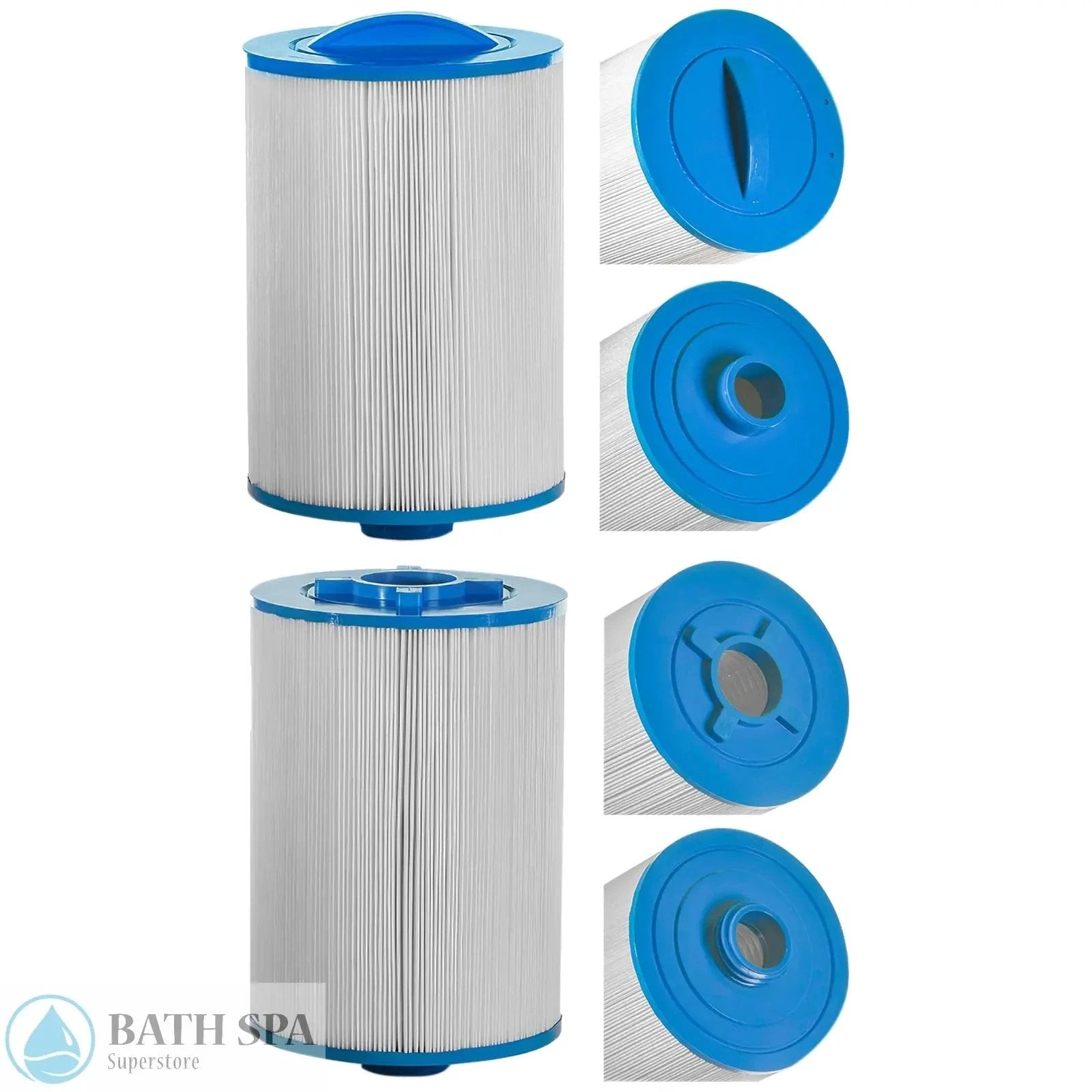 Darlly Spa Pool Replacement Filter Cartridge 90 Sq Ft 6 Inch Outer Diameter 8.25 Inch Length Set Of 2 Spa Filter Elements 17-777-1741_XL