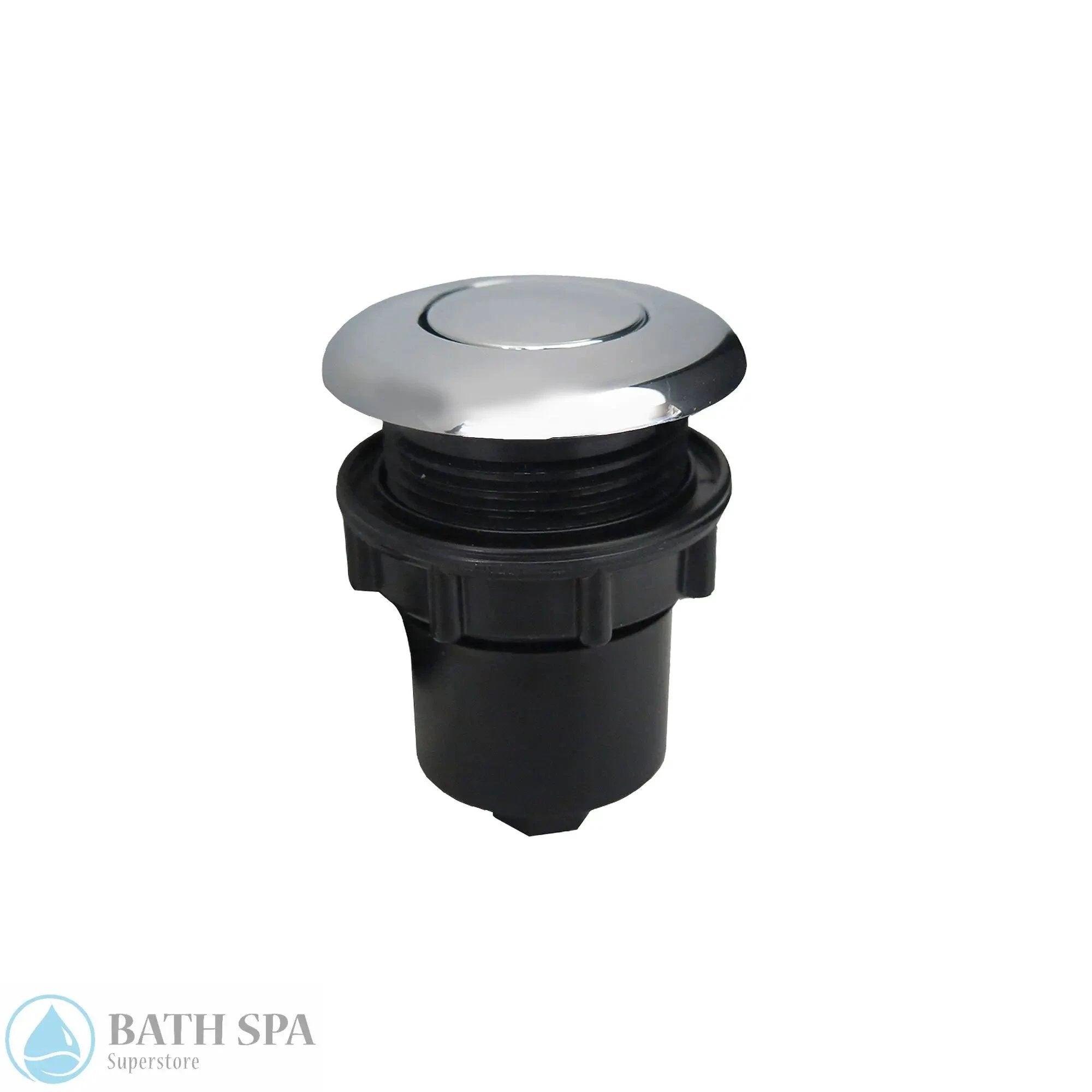 Balboa 0.75 HP WOW Bath Pump 115V 7.5A 1 Speed 86GPM With Air Button And Tubing Polished Chrome Bath Pumps & Parts: Bath Pumps (Balboa WOW) 18030_PC