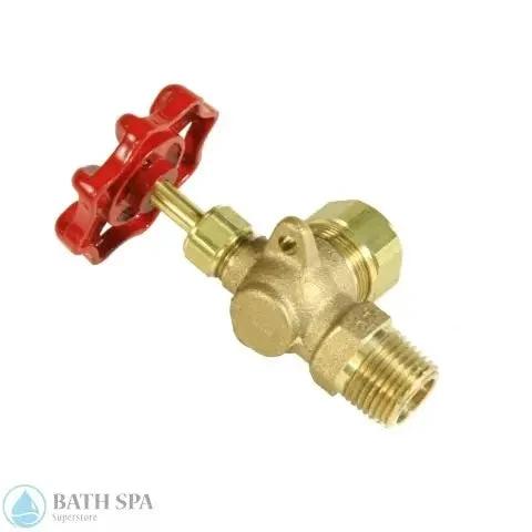 Amerec Site Glass Assy w/ 1/2" Valves (2124-01) Steamers: Steamer Parts 2124-01_3