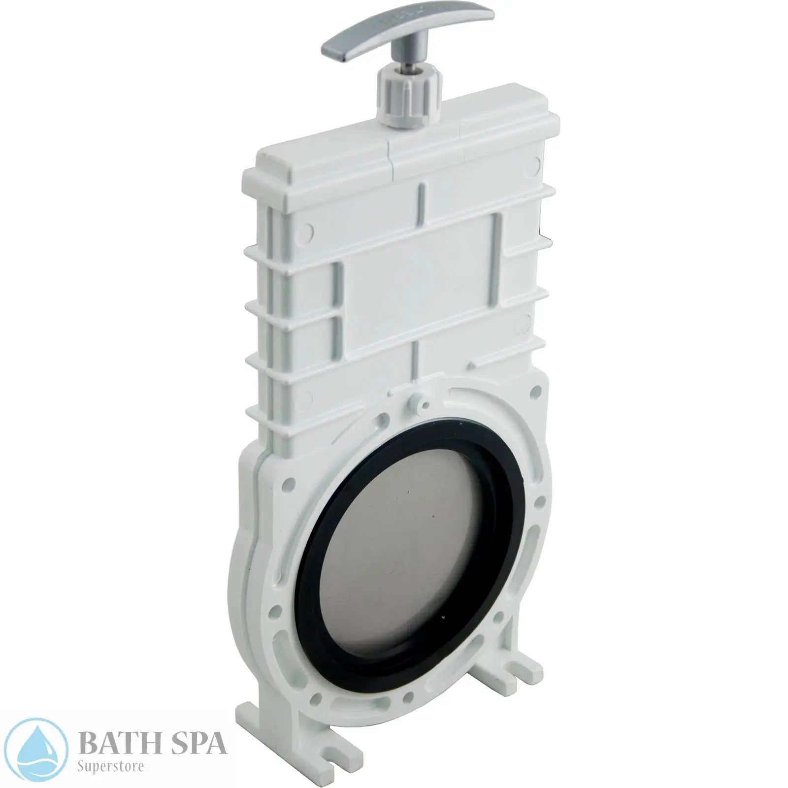 Valterra 4" Gate Valve Body (6400PB) PVC Plastic Fittings & Valves: Valves - 4 Inch Slice Valve 27-400-1322_CLOSED__XL