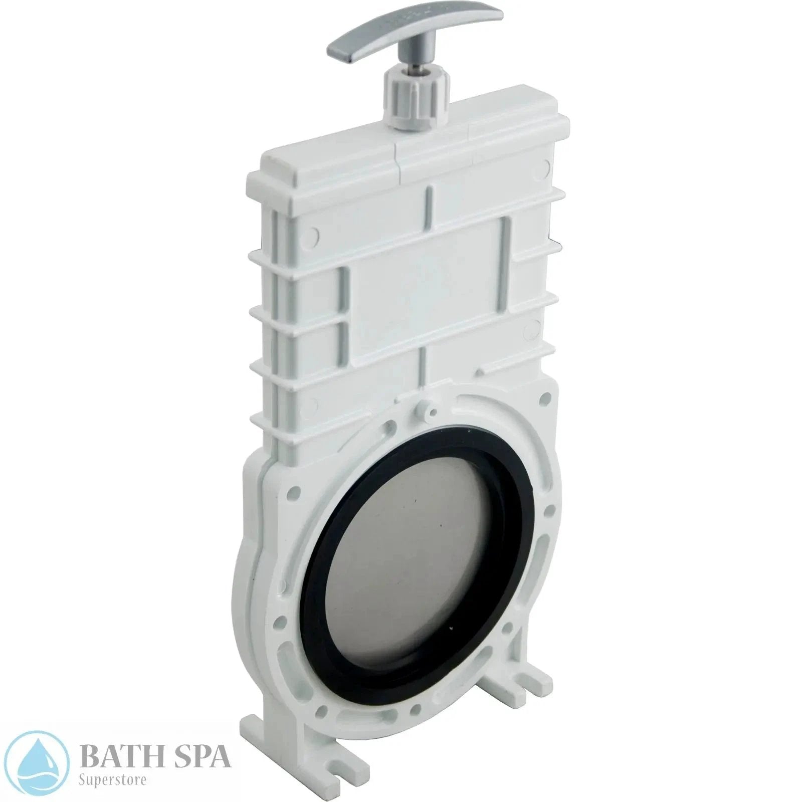 Valterra 4" Gate Valve Body (6400PB) PVC Plastic Fittings & Valves: Valves - 4 Inch Slice Valve 27-400-1322_CLOSED__XL