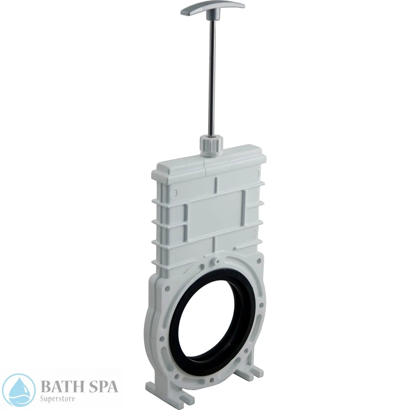 Valterra 4" Gate Valve Body (6400PB) PVC Plastic Fittings & Valves: Valves - 4 Inch Slice Valve 27-400-1322_OPEN__XL