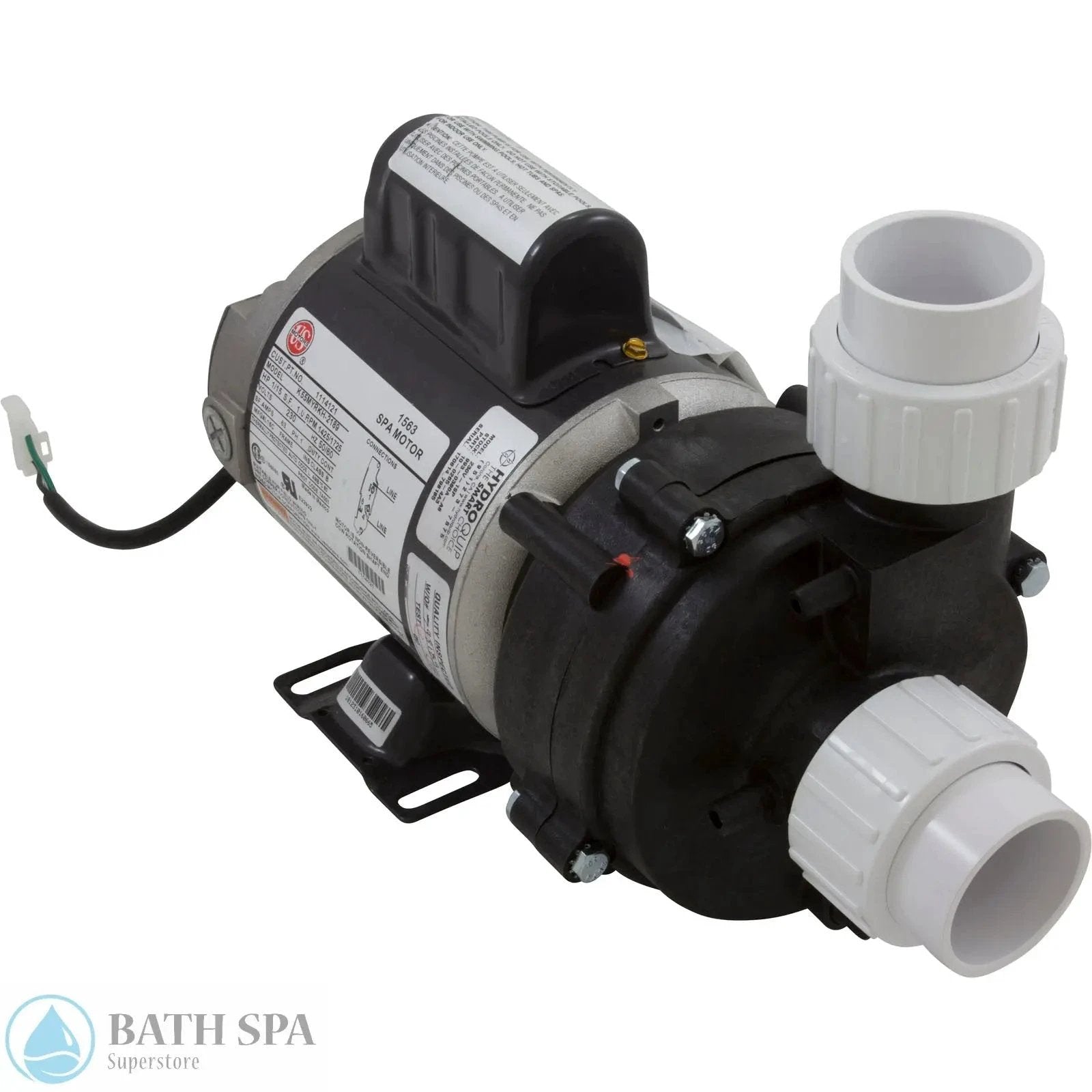 Baptismal Pump, Circ Pump, 1/8hp, 230v, 1-Spd, 1-1/2", 6" 4 Pin AMP Bath Parts: Baptismal Pump 34-355-1002_XL
