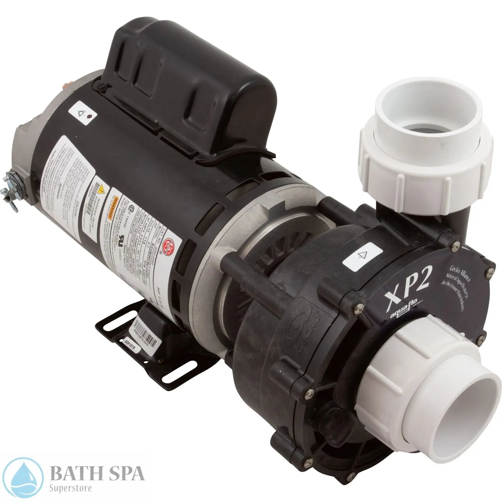 Aqua-Flo FMXP2, 1.0HP, SD, 48-Frame, 2-Speed, 115V, 10.5/3.2, 2"MBT, Includes Unions Spa Pumps 34-402-2390_XL