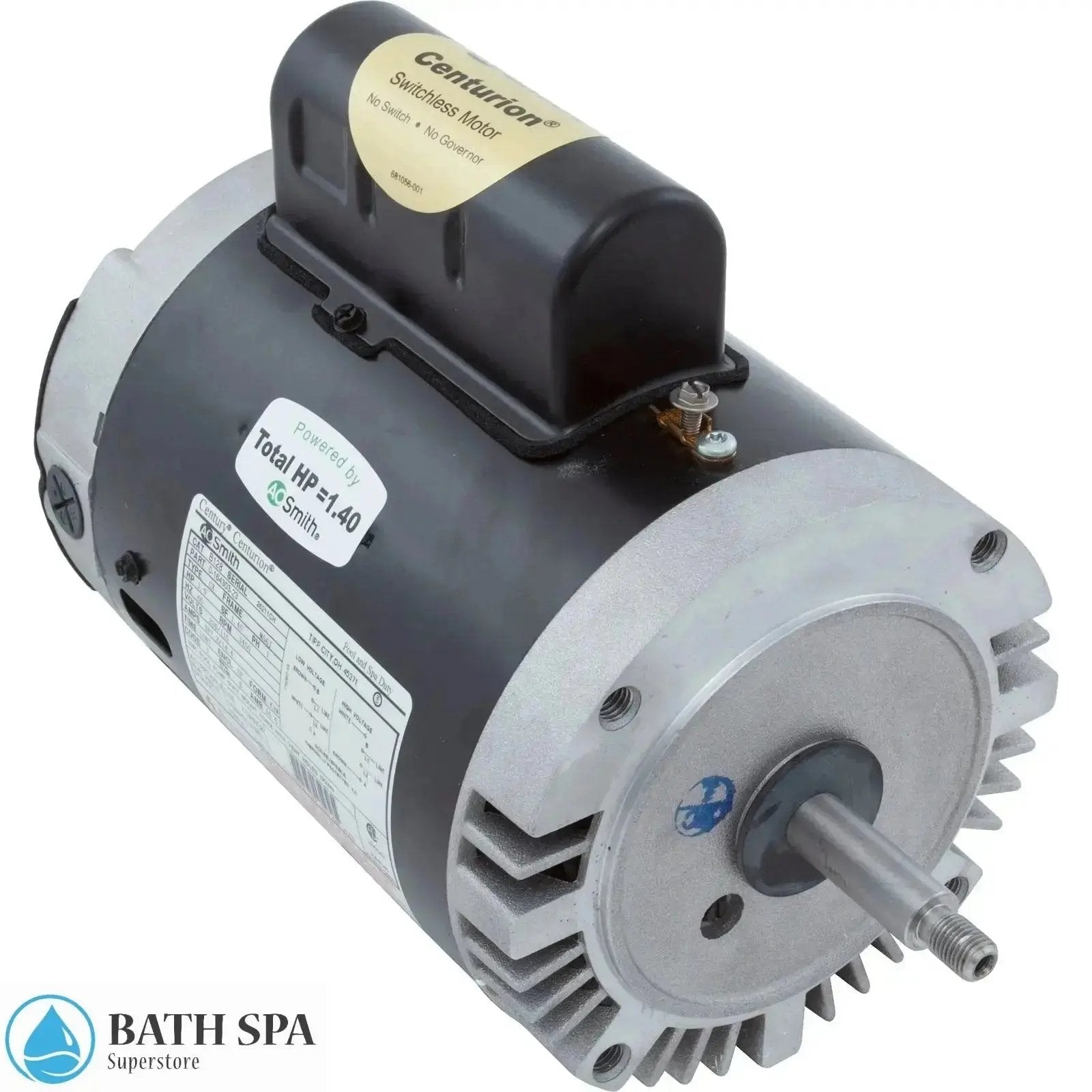 Hayward Super II SP3000X Pump Series (Max rated)| Parts| #20 Motor C-Face Thd 1.0HP Single Speed 115/230V