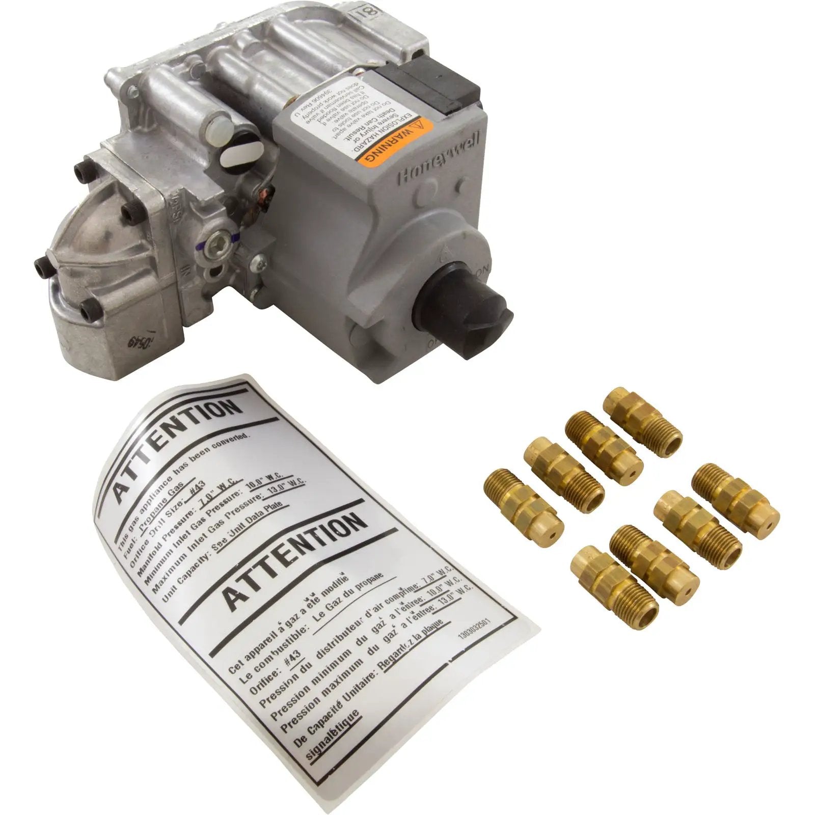 Hayward Universal Nat. to LP Conversion Kit (FDXLCNK0001) Spa Parts: Spa Heaters (Gas Heater Parts) 47-150-1687_XL