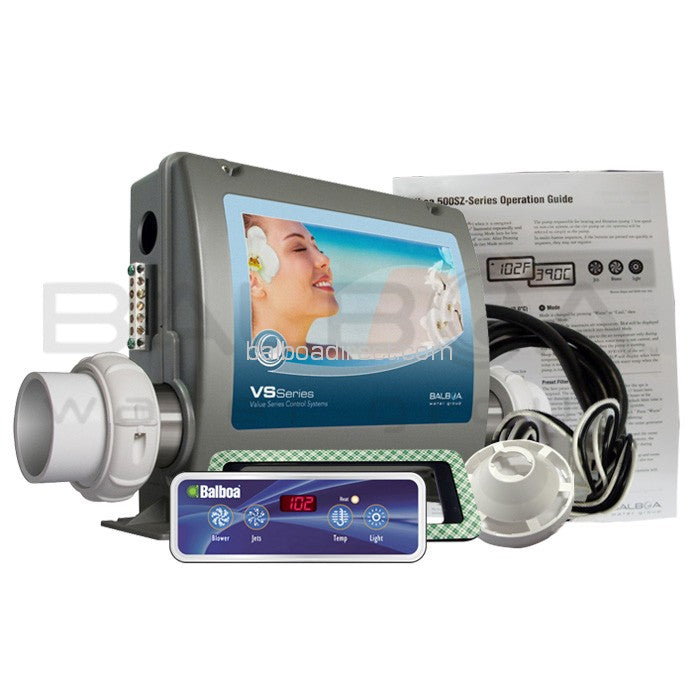 Balboa Spa Control System, BWG VS501Z, P1, P2 or Bl, Oz, Lt, 4kW, 115v/230v (G4152-01)