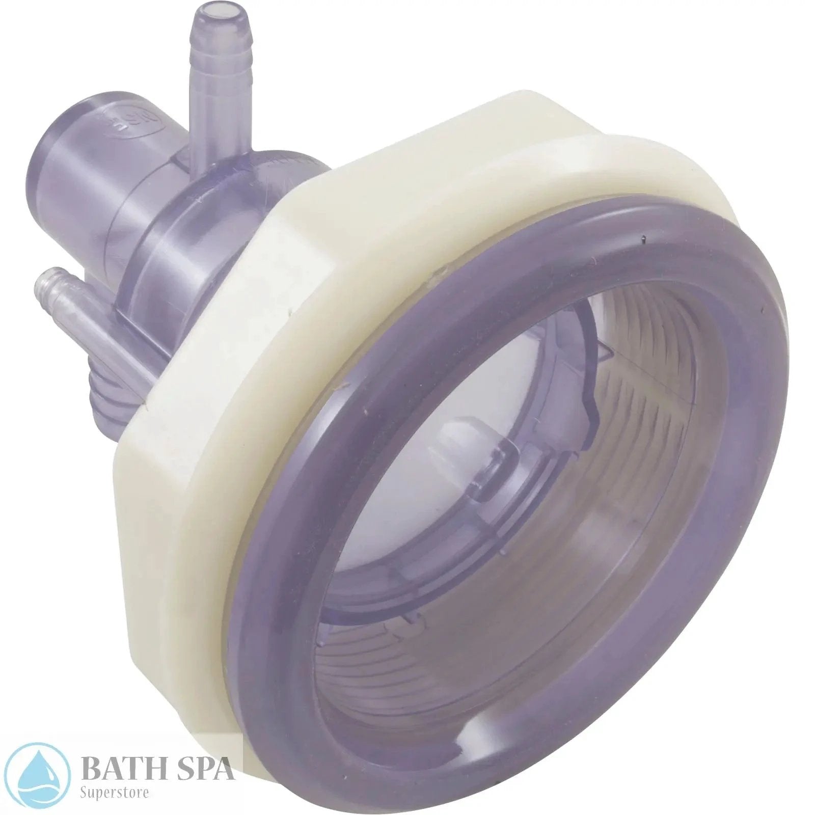 Waterway Power Storm Thread In Jet Body Three Eighths Inch Air Barb And Three Quarters Inch Water Barb 2280040 Spa Parts: Spa Jets (Waterway Poly Storm Jets) 55-270-4652_XL