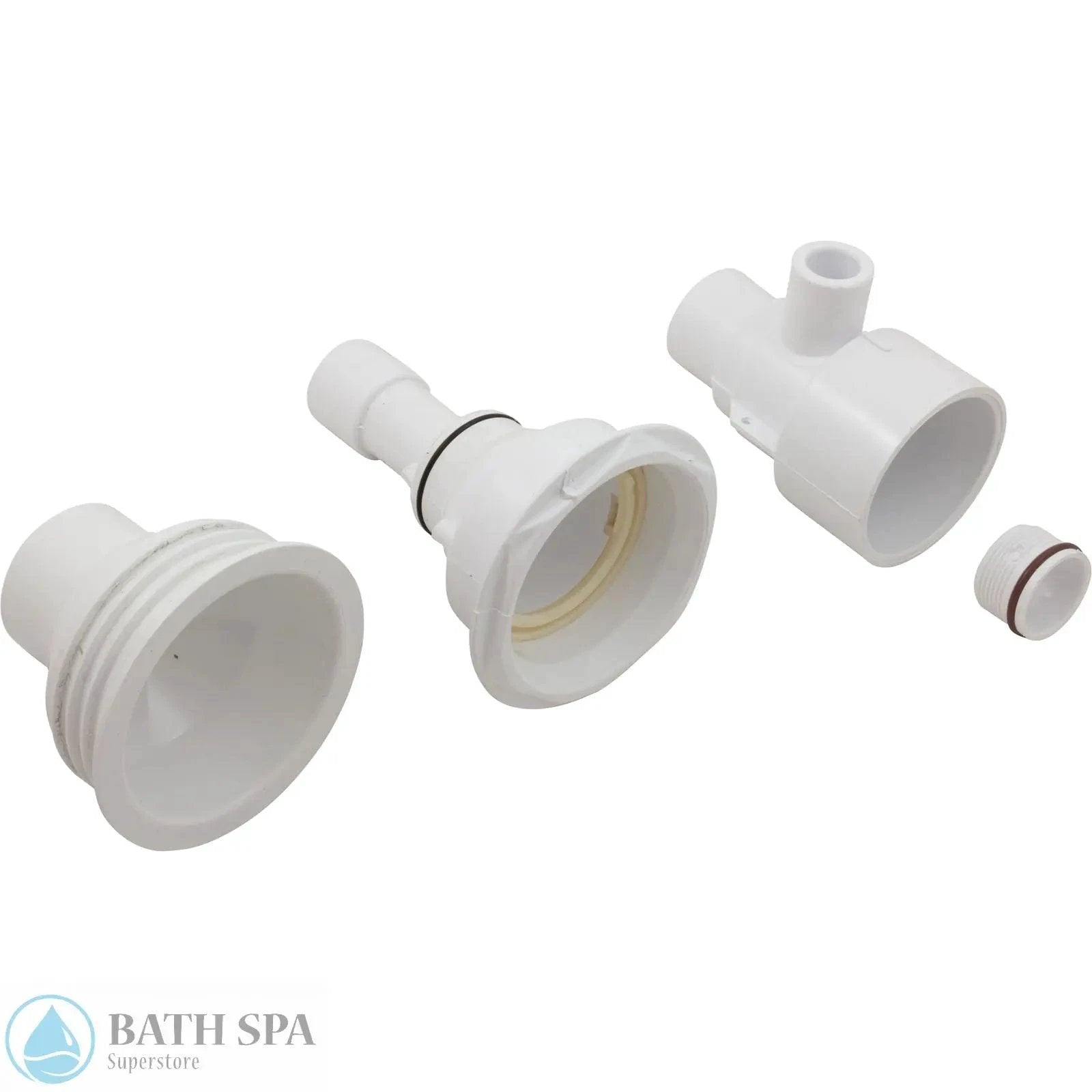 Waterway Power Storm Gunite Jet Body 1 Inch SPG x 1.5 Inch SPG White Straight Body Threaded Water 229-1200 Spa Parts: Spa Jets (Waterway Power Storm Jets) 55-270-4656_2-PARTS__XL