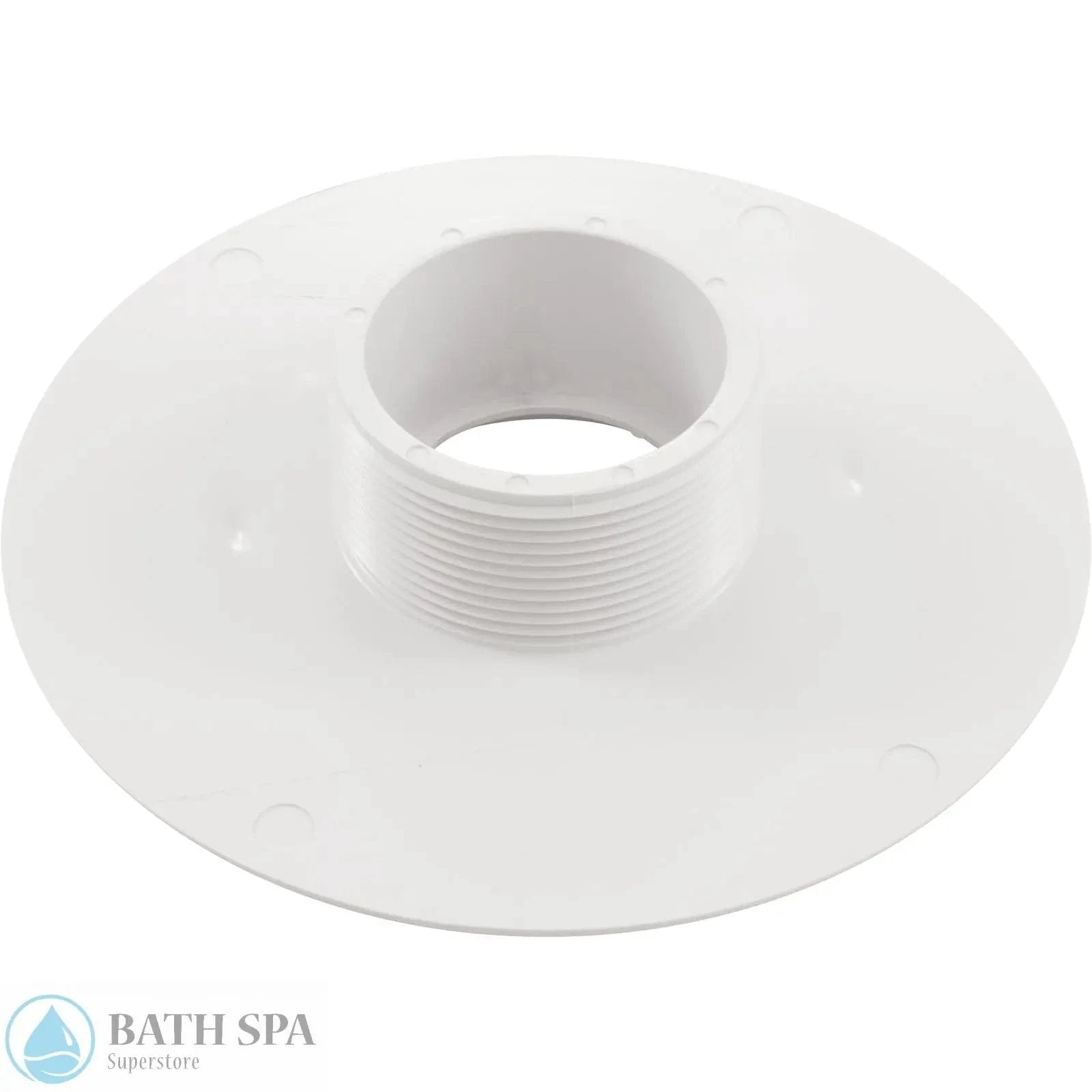 AquaStar Wall Fitting 6 Inch Diameter 2 3 8 Inch Hose Size White MPT To Slip 620T15S101 Pool Parts: Pool Main Drain 55-300-1048_1-REVERSE__XL