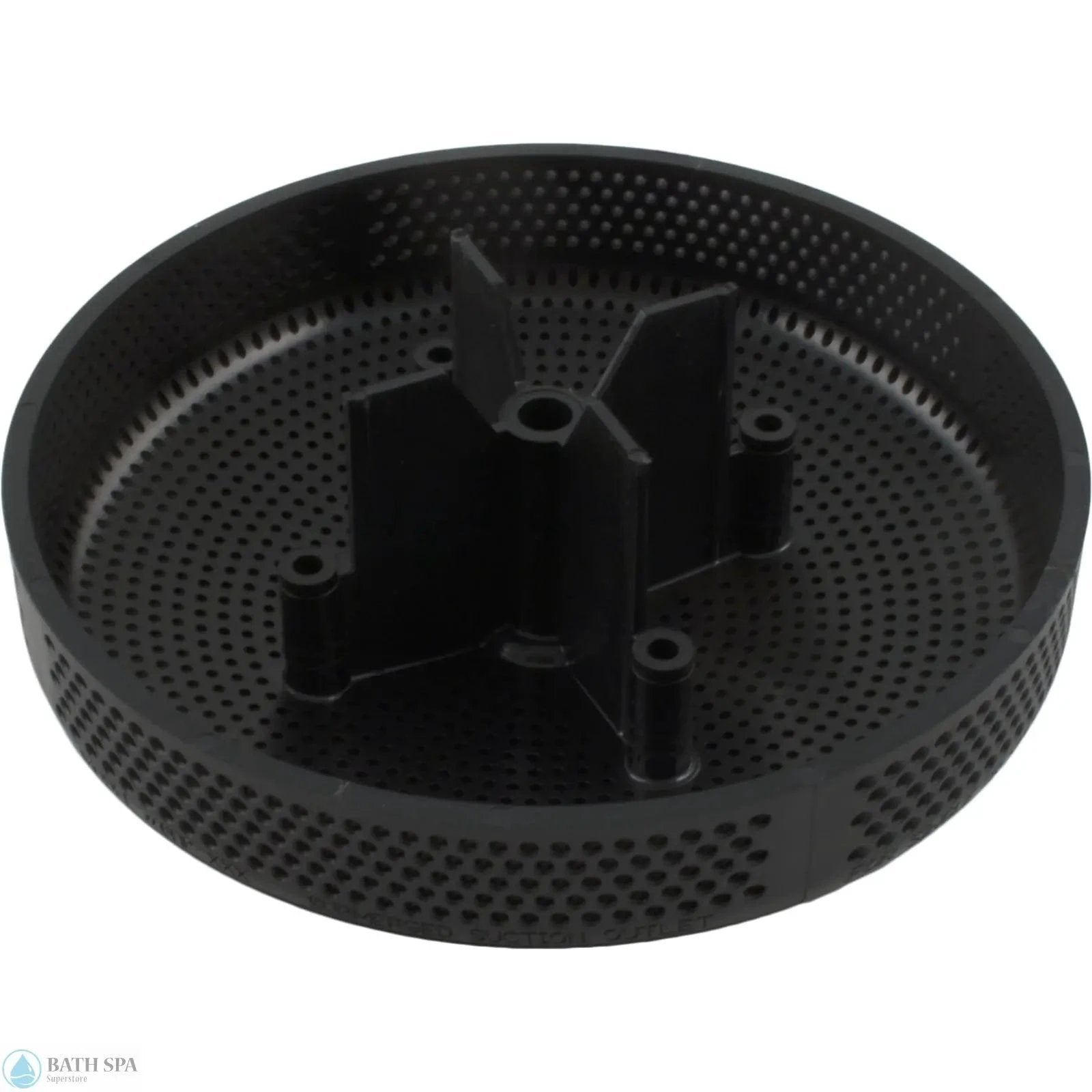 AquaStar 6-Inch Suction Cover HydroAir Replacement 244 GPM With Screws Black Model 6HPHA102 For Pool Equipment Spa Parts: Spa Suctions (VGB Approved) 55-300-1070_1-REVERSE__XL