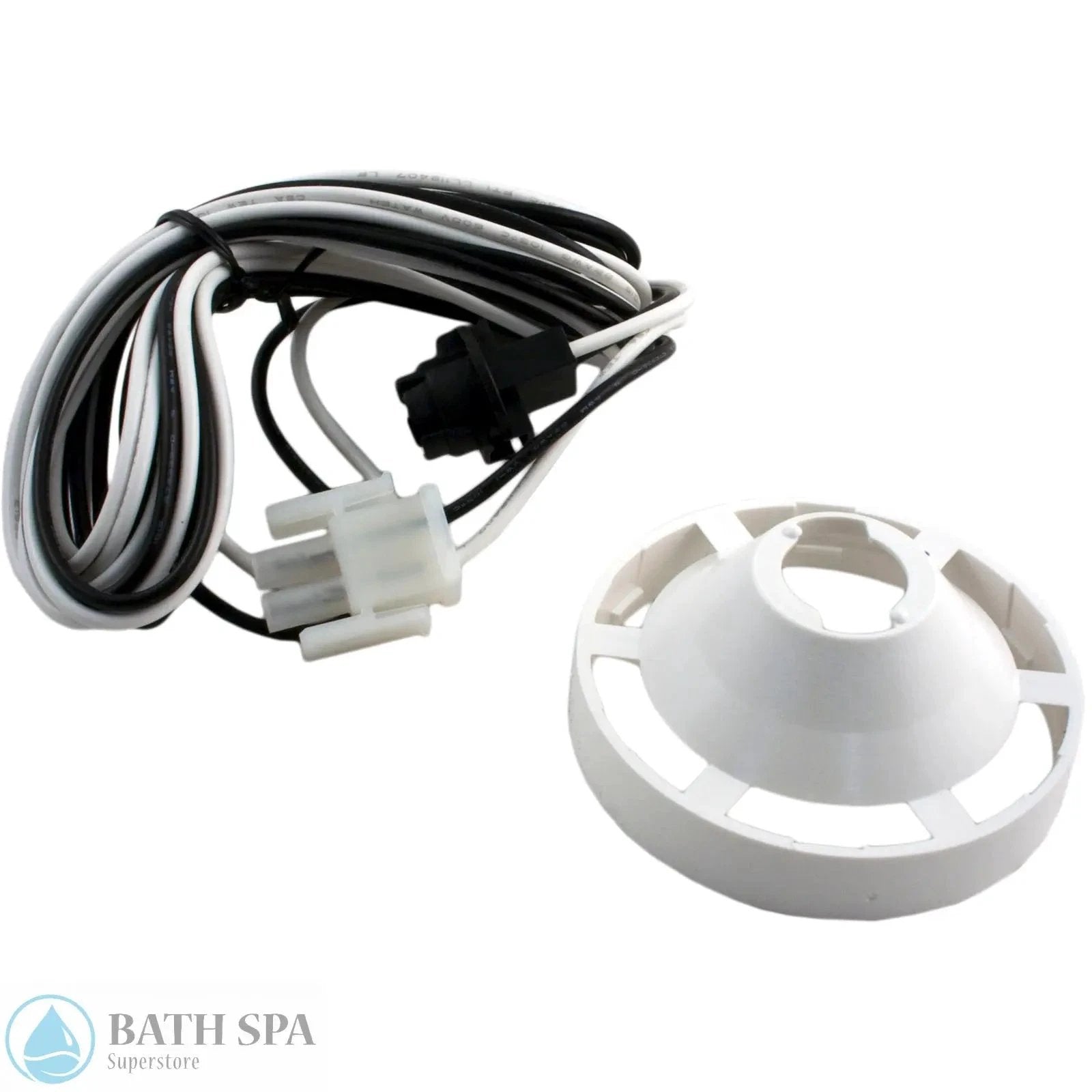 Waterway Light Wire Harness w/ reflector (813-4360 kit) Lighting: Pool & Spa Lighting 57-138-1000_XL
