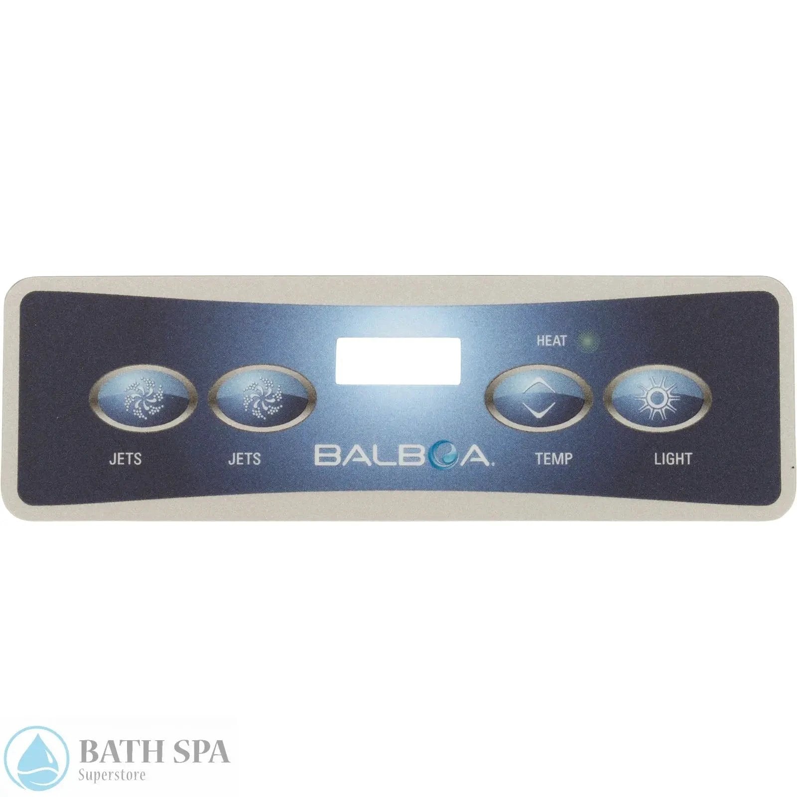Balboa 4-Button E4 Super Duplex Topside Panel Overlay (11671) Spa Parts: Spa Topside Panel Overlays (Balboa) 58-138-1293_XL