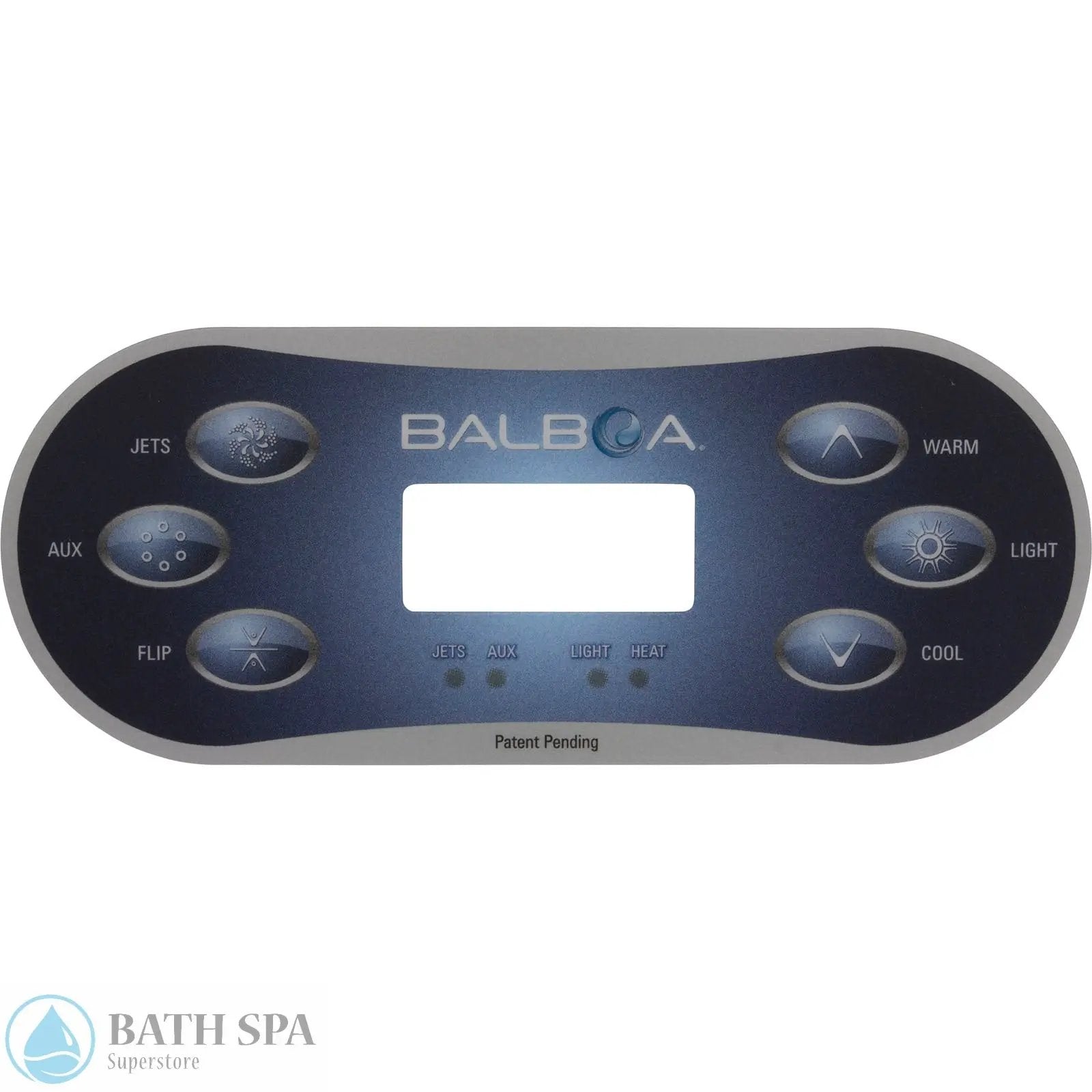 Balboa Overlay, TP600, Jets/Aux/Light (12101) Spa Controls 58-138-1800_XL