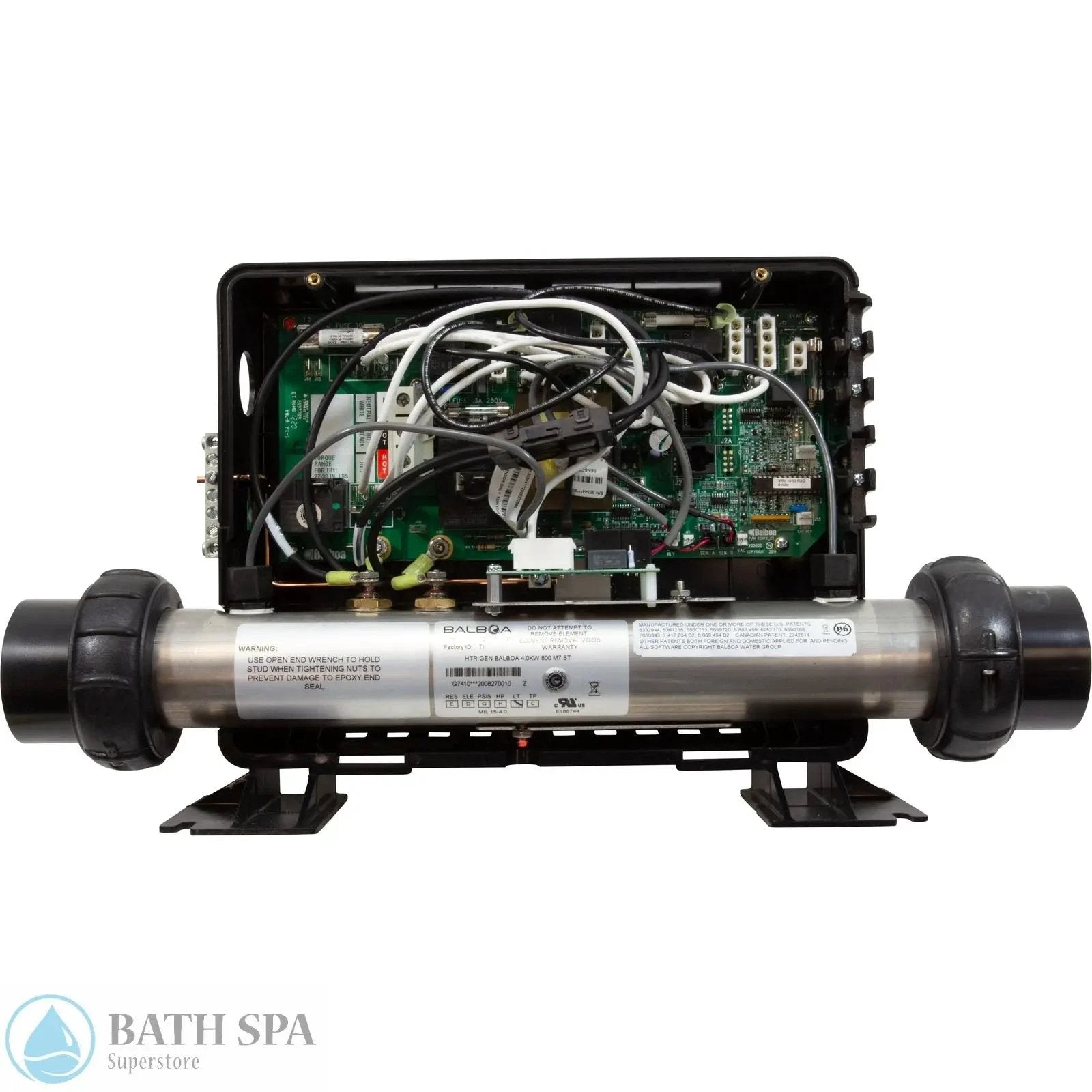 Balboa Spa Control, BWG VS510SZ, P1, P2, Bl, Oz, Lt, 4kW, 230v Spa Controls 58-138-3212_4-OPEN__XL