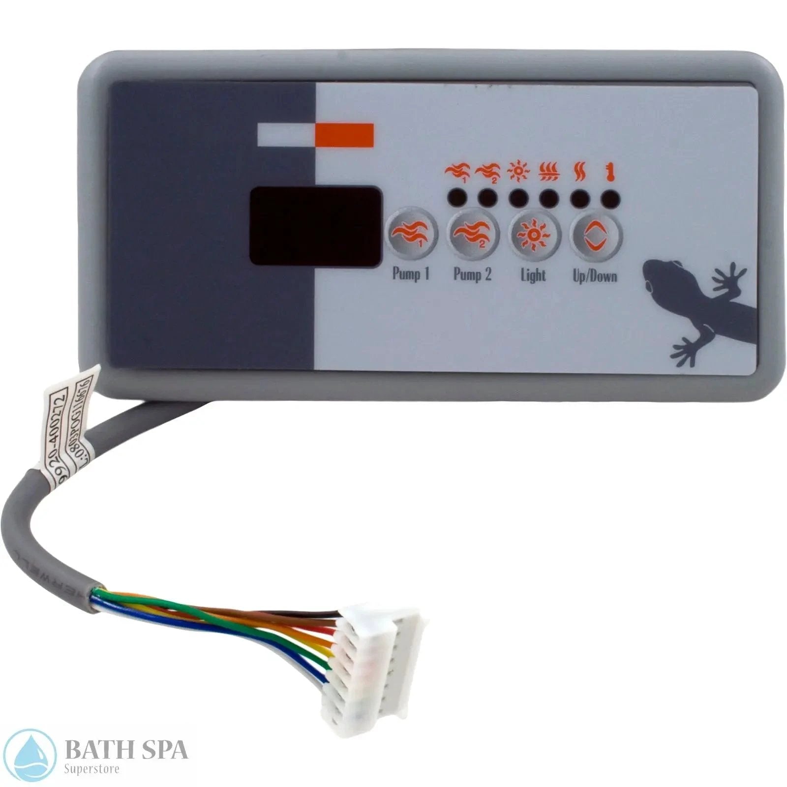 Gecko TSC-18 4-Button Spa Topside Overlay with LED Small Rectangular Replacement Panel Spa Parts: Spa Topside Panels (Gecko Topside Panels) 58-337-1584_XL