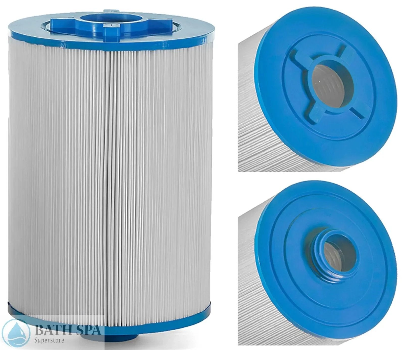 Darlly Spa Pool Replacement Filter Cartridge 90 Sq Ft 6 Inch Outer Diameter 8.25 Inch Length Set Of 2 Spa Filter Elements 60403