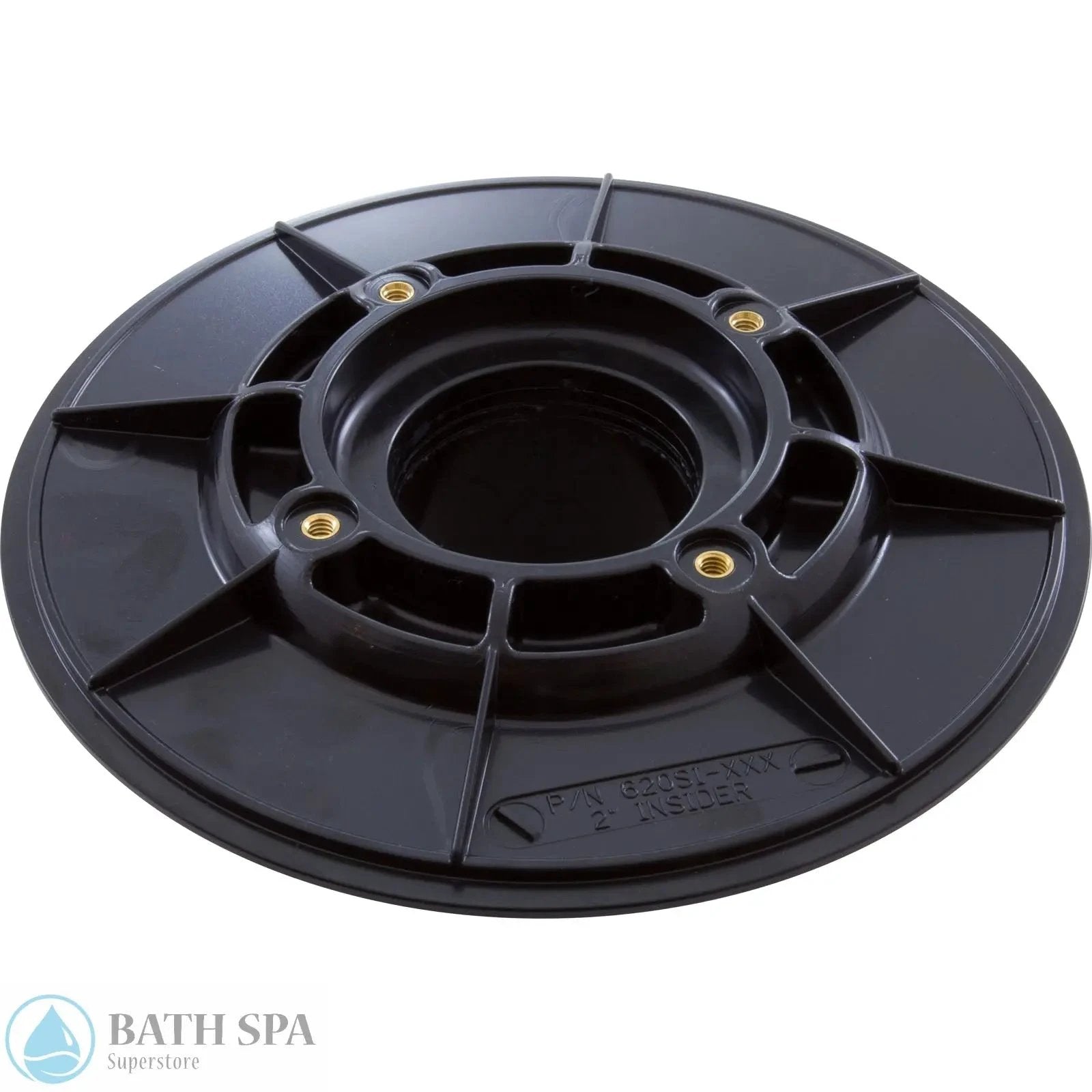 AquaStar Black Wall Fitting 6 Inch Diameter Special Order 2-3/8 Inch Hole 2 Inch Slip Insider 620SI102 Pool Parts: Pool Main Drain 620SI102