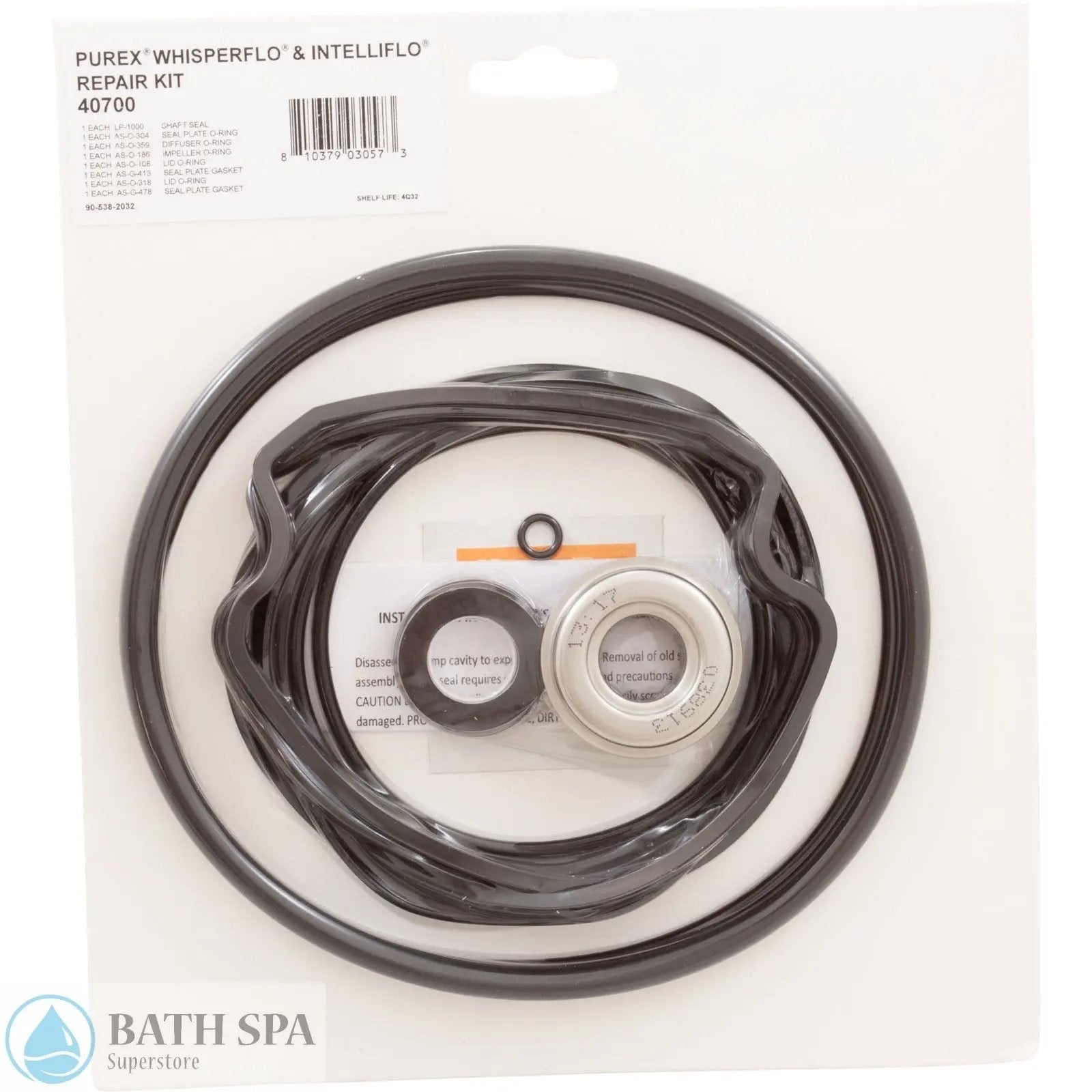 Go Kit Purex WhisperFlo Pump Series (40700) Spa Parts 90-538-2032_XL