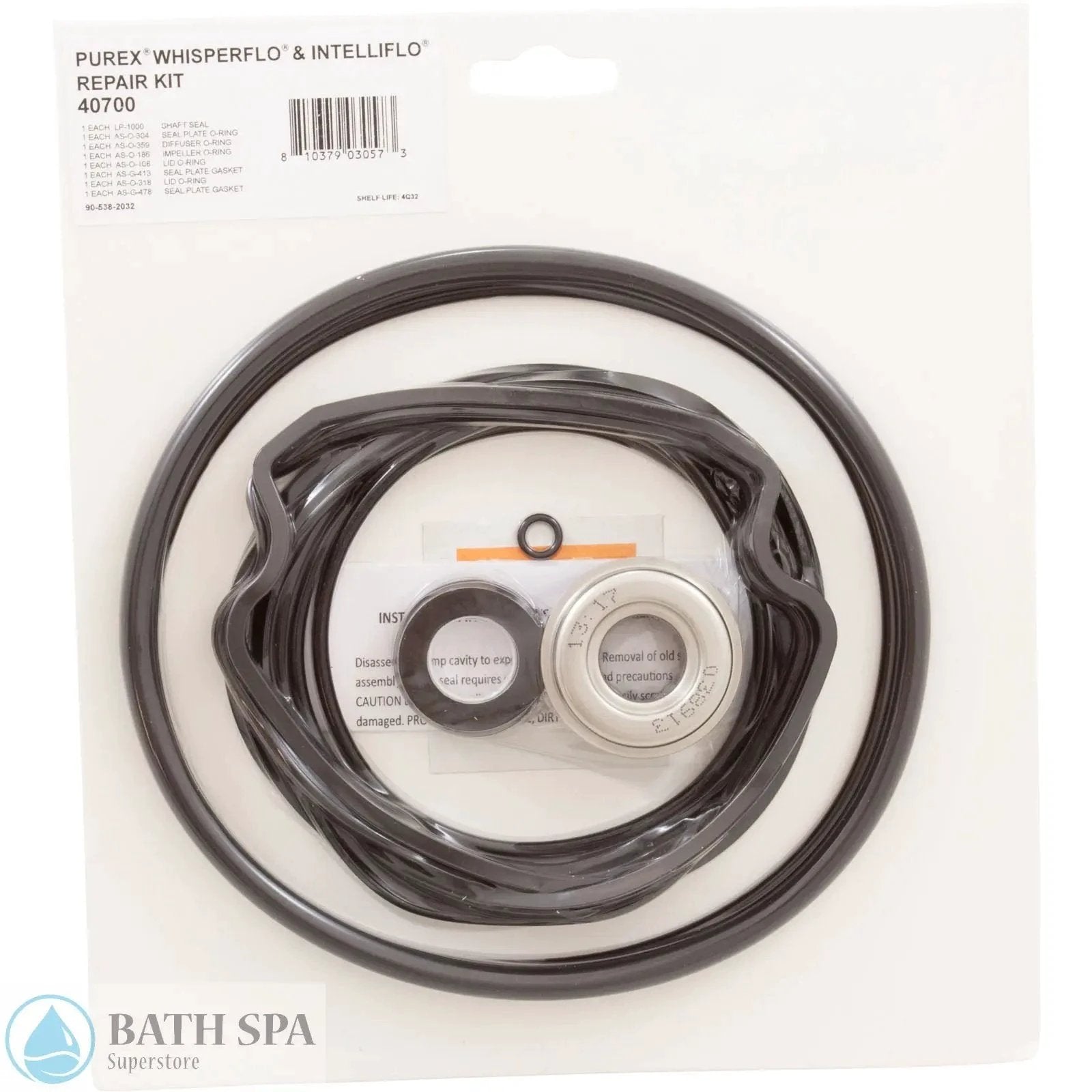 Go Kit Purex WhisperFlo Pump Series (40700) Spa Parts 90-538-2032_XL