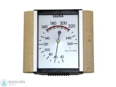 Amerec Sauna Thermometer 5" (9251-022) Brushed Aluminum Steamers: Steamer Parts 9251-022
