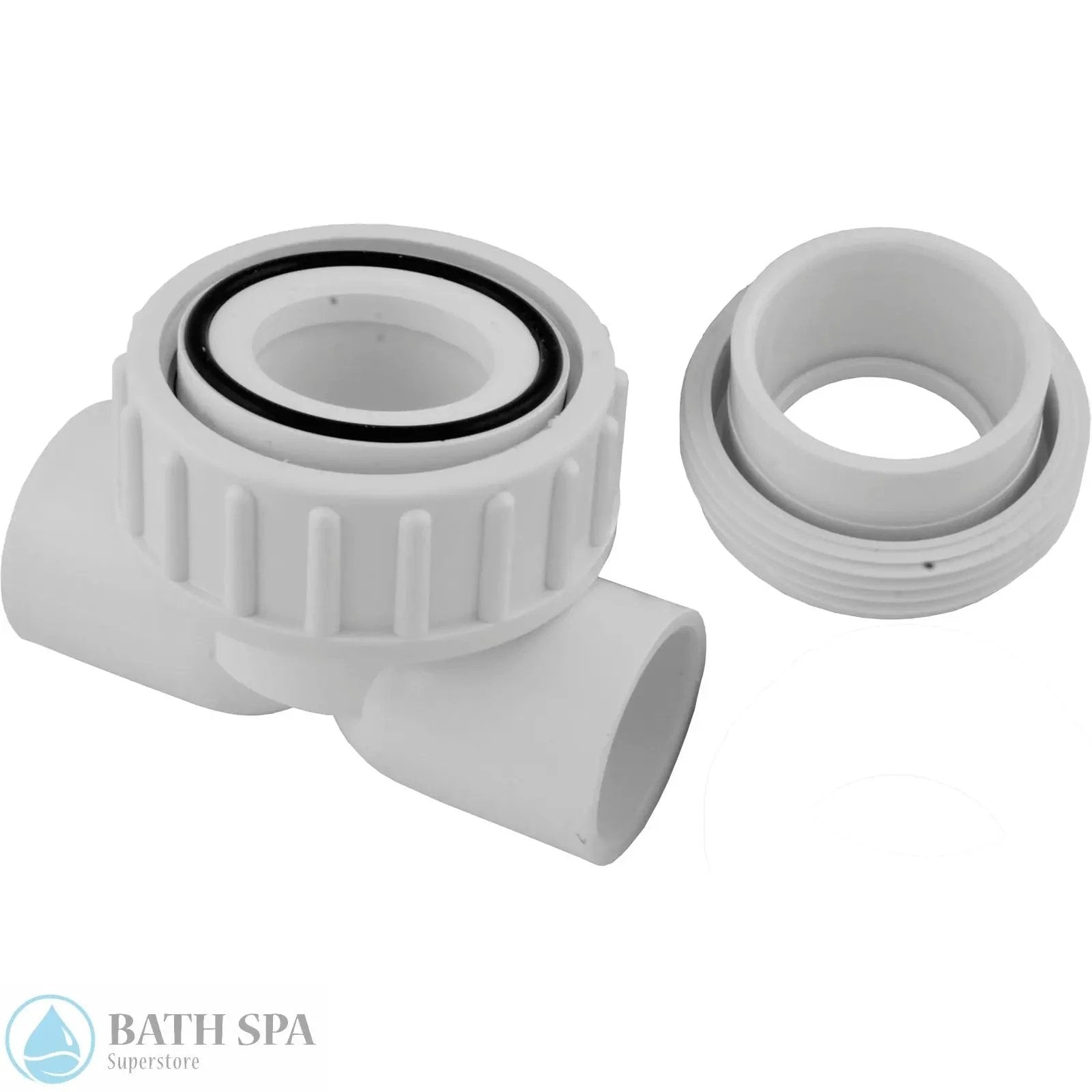 Syllent Tee Union, Pump Outlet (1"s) w/40mm Adaptor, Tapered (92641) Bath Pumps & Parts: Bath Pumps (Syllent) 92641_parts