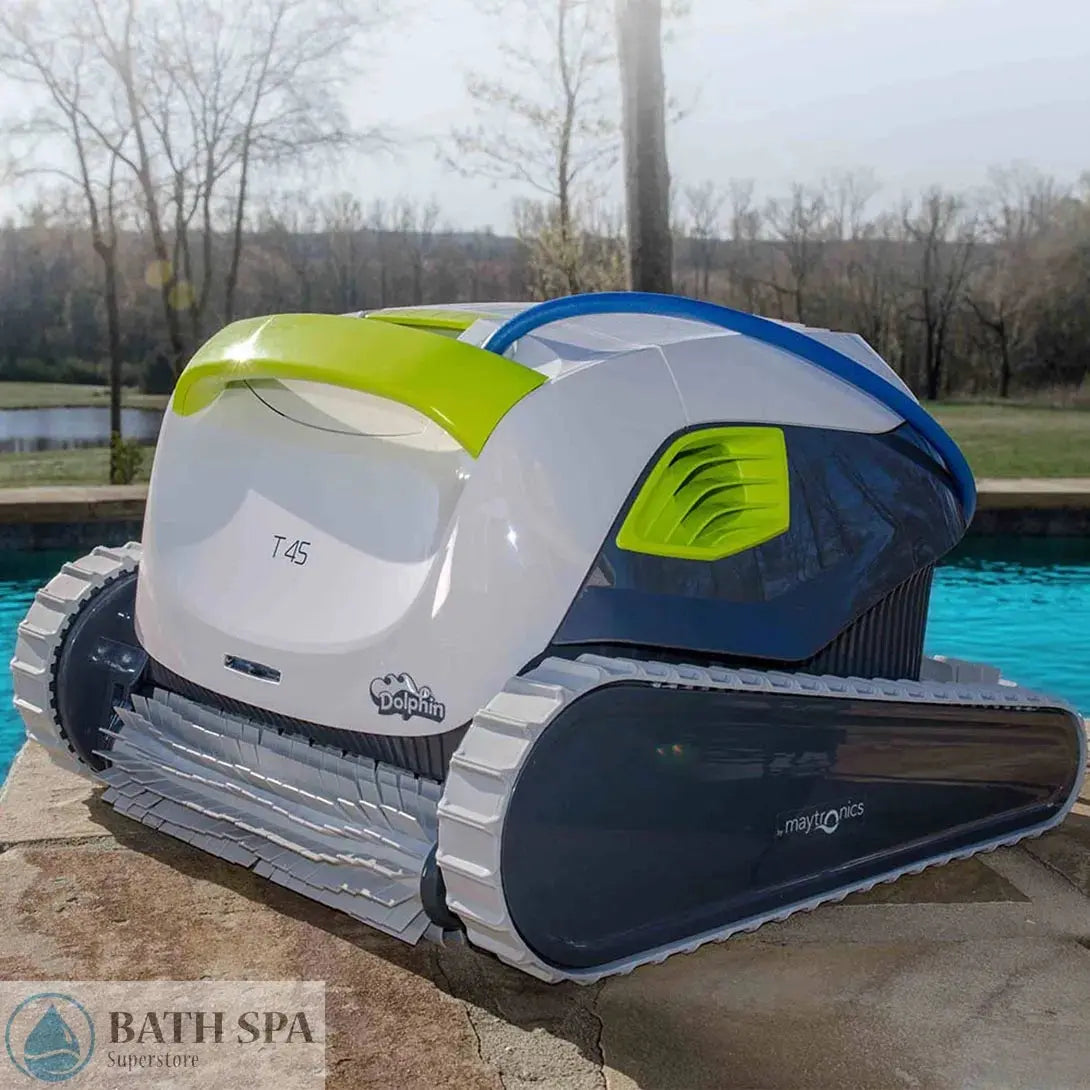 Maytronics Dolphin T35 Corded Robotic In-Ground Pool Cleaner (99996240-WIN) Pool Parts: Pool Cleaner Parts 99996240-WIN-Dolphin-T35_Side