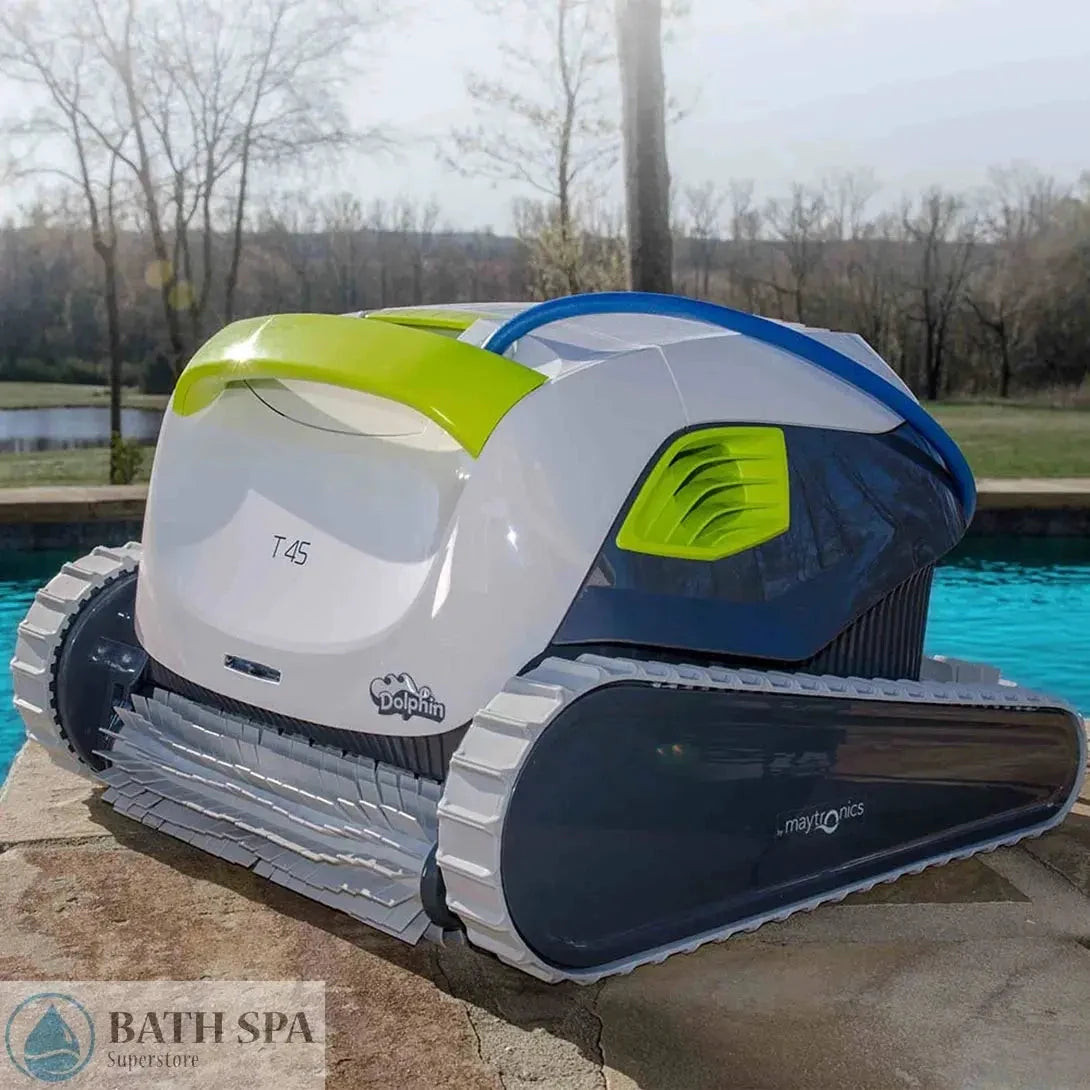 Maytronics Dolphin T35 Corded Robotic In-Ground Pool Cleaner (99996240-WIN) Pool Parts: Pool Cleaner Parts 99996240-WIN-Dolphin-T35_Side
