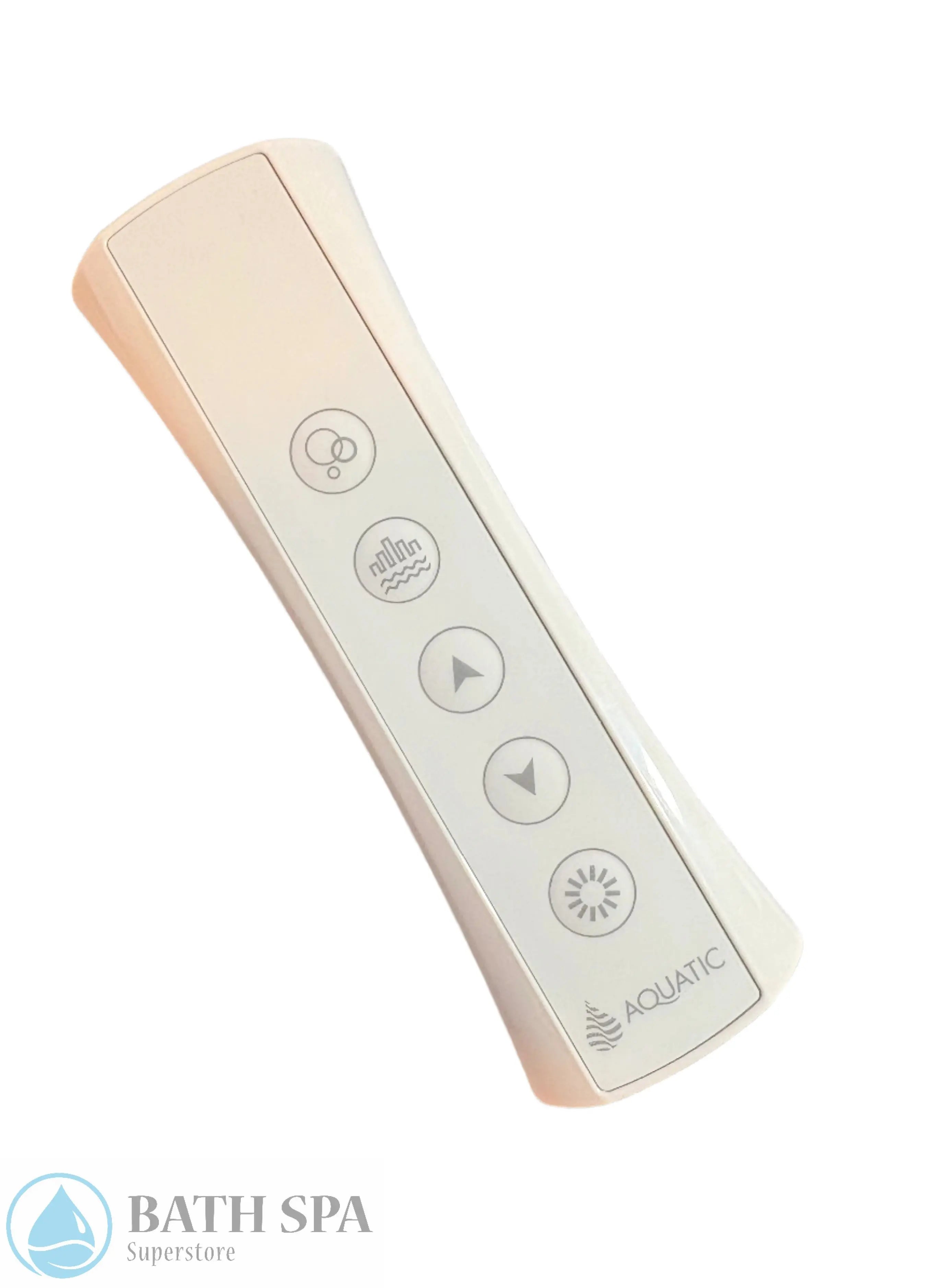 Aquatic Infinity Remote Control 5 Button w/sensor box (AQ-RTC-C-BW-CH-U1-WP) Bath Parts: Bath Controls (Electric) AQ-RTC-C-BW-CH-U1-WP