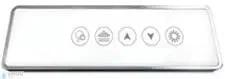 Aquatic Keypad Rectangle TOAC 5 Button Blower And Light Backlit Series For Pool Spa Control Bath Parts AQ_BKL-TOAC-BV_CH-V2-CL
