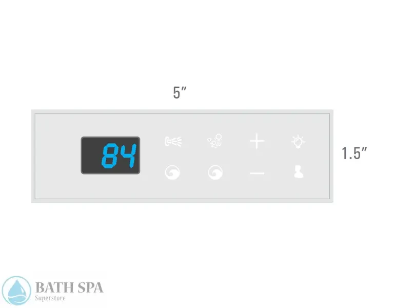 Touchstone Horizontal Master Keypad (CIDU-315-03-02-01) Bath Parts CIDU-315-03