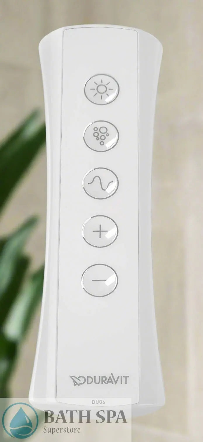 Duravit Remote Control 5 Button w/sensor box (DU+/RTC-Sensor/L-01-WP) Bath Parts: Bath Controls (Electric) DU_RTC-SENSORL-01-WP_side