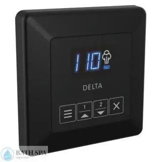 Thermasol Delta SteamScape™ Square Control (EP103309) Matte Black Steamers: Steamer Parts Delta-Steamscape-Square-Control-EP103309BL_png