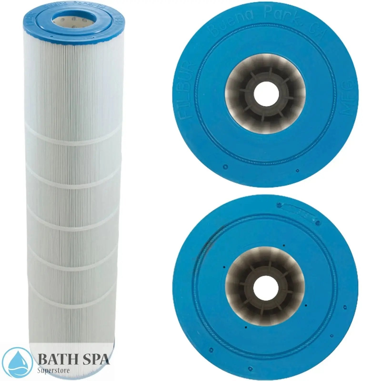 Pleatco Spa/Pool Replacement Filter Cartridge PA137 (CX1390REM) Spa Filters: Replacement Cartridges - Filbur 7" Outside Diameter Cartridge FC-1297