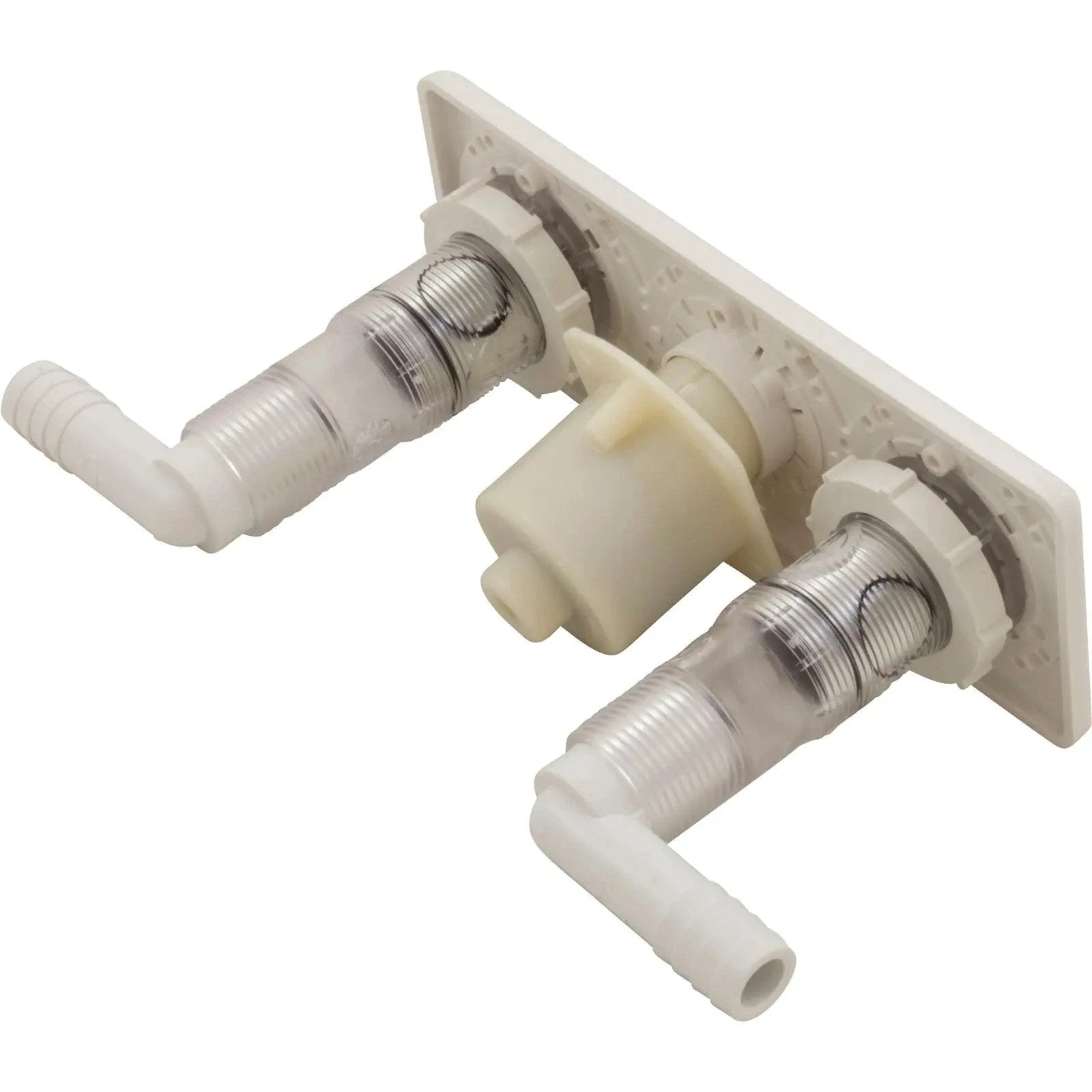 Jacuzzi Whirlpool 3 Position Control Panel White G107940 Replacement Part For Spa Bath Parts: Bath Air Controls (Jacuzzi Whirlpool) G107940-Underside