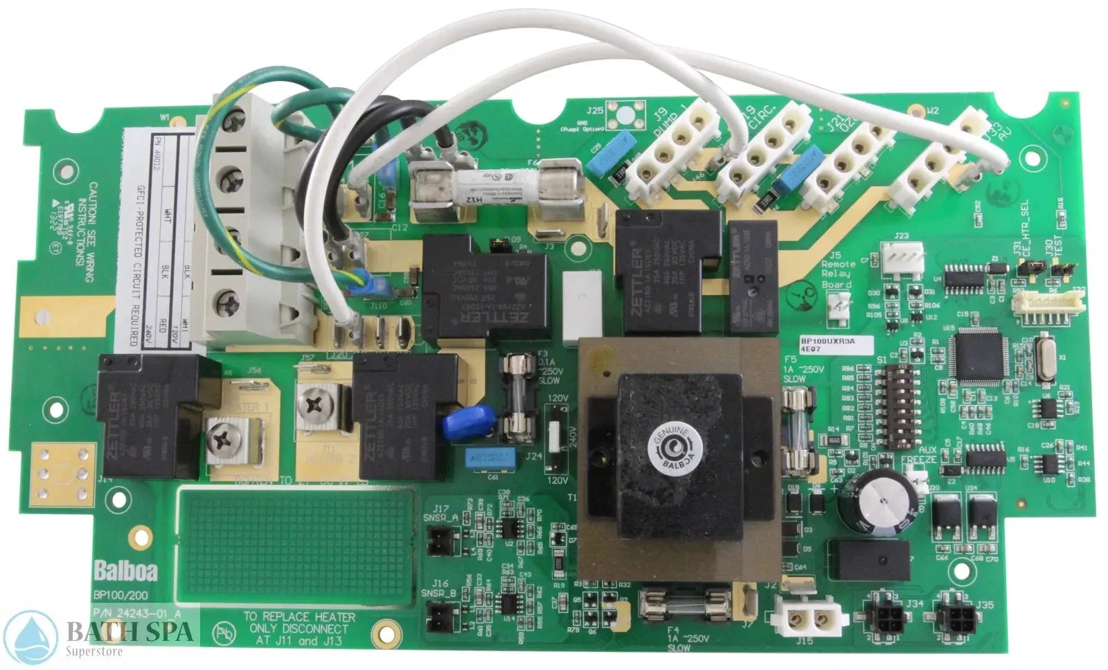 Balboa Circuit Board BP100UX (G1310) Spa Parts: Spa Circuit Boards (Balboa) G1310