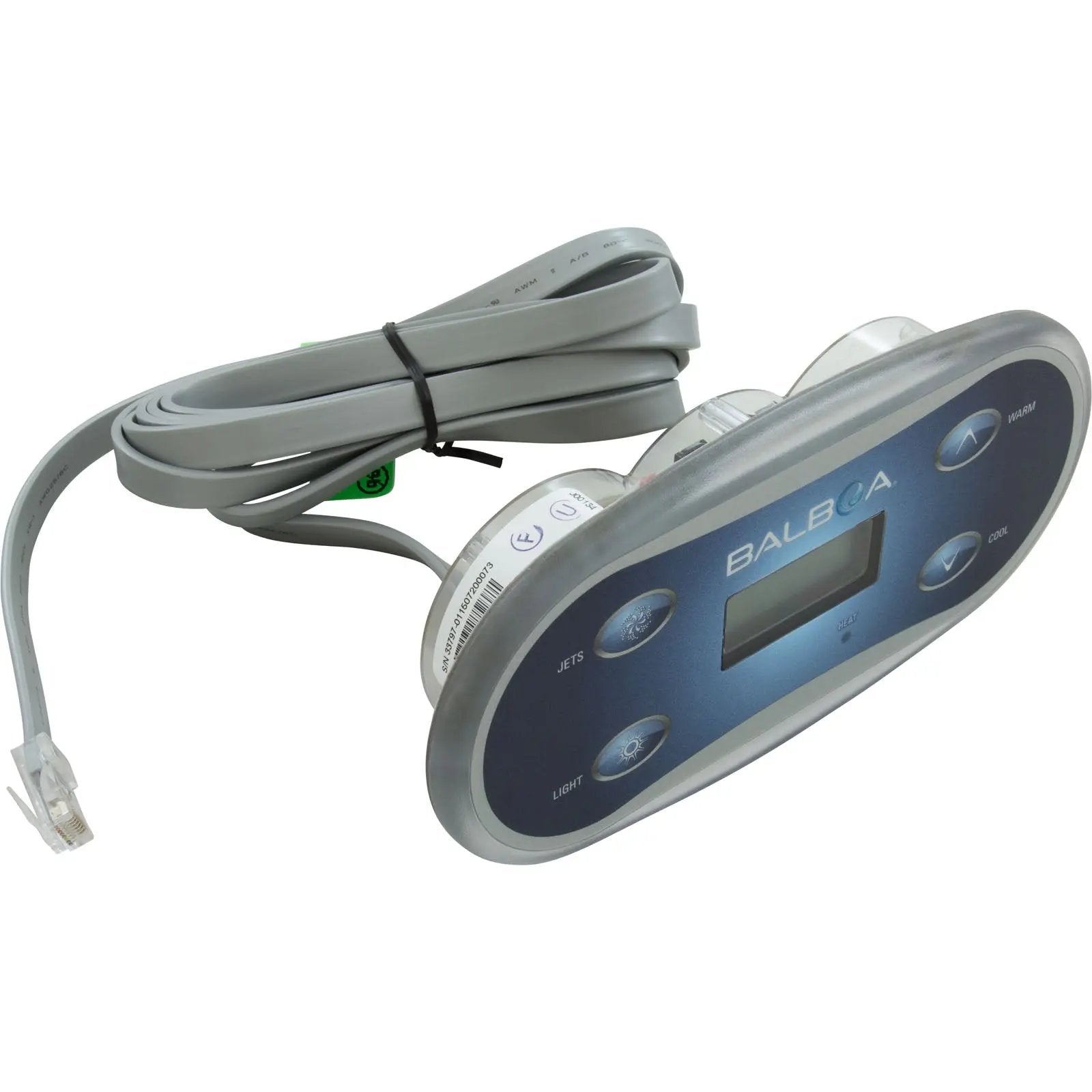 Balboa Topside Control, Balboa VL406U, 4-Button, LCD (55350) Icon-Keys-Infinity Parts G8247_side