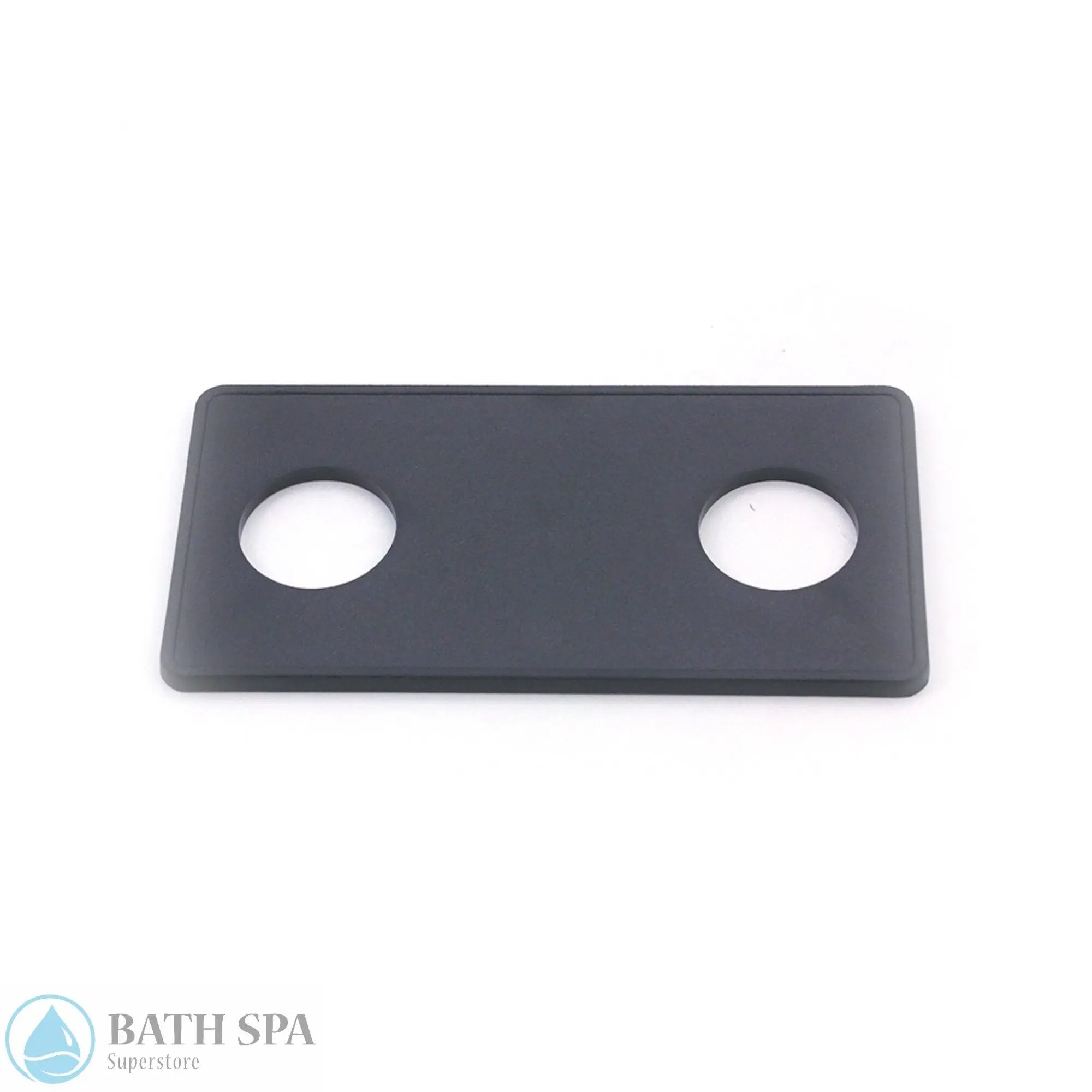 Air Button Deckplate #15 CLASSIC TOUCH, 2 BUTTON PANEL, BLACK