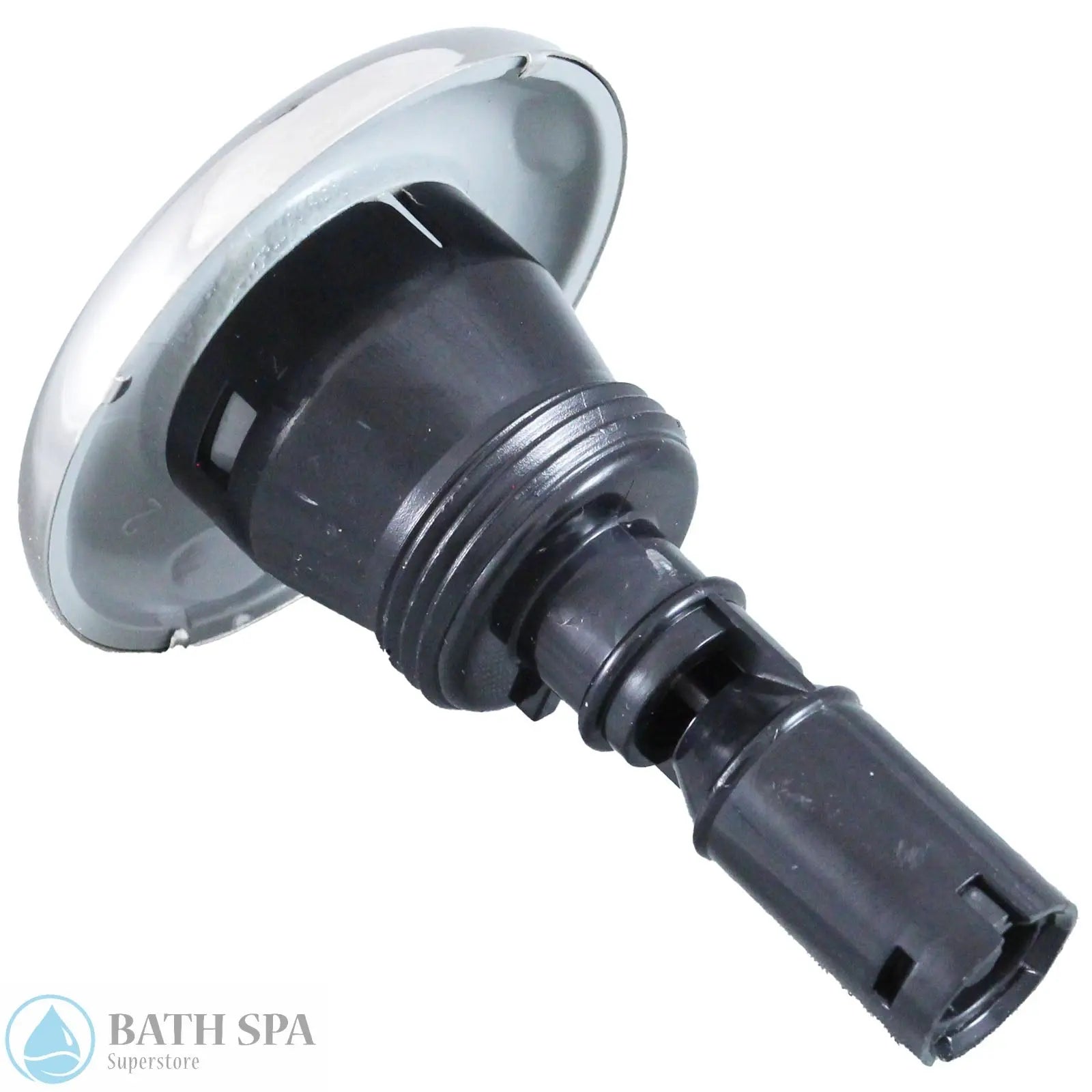 Rising Dragon Quantum, 2-½" Face, Thd, Roto, Smooth, Gray/SS (RD203-2410-S09) Spa Parts RD203-2410-S09-reverse