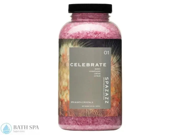 Spazazz Celebrate Memories Berries & Cream Crystals 22oz Container Aromatherapy: Spazazz Set the Mood Crystals SPZ001