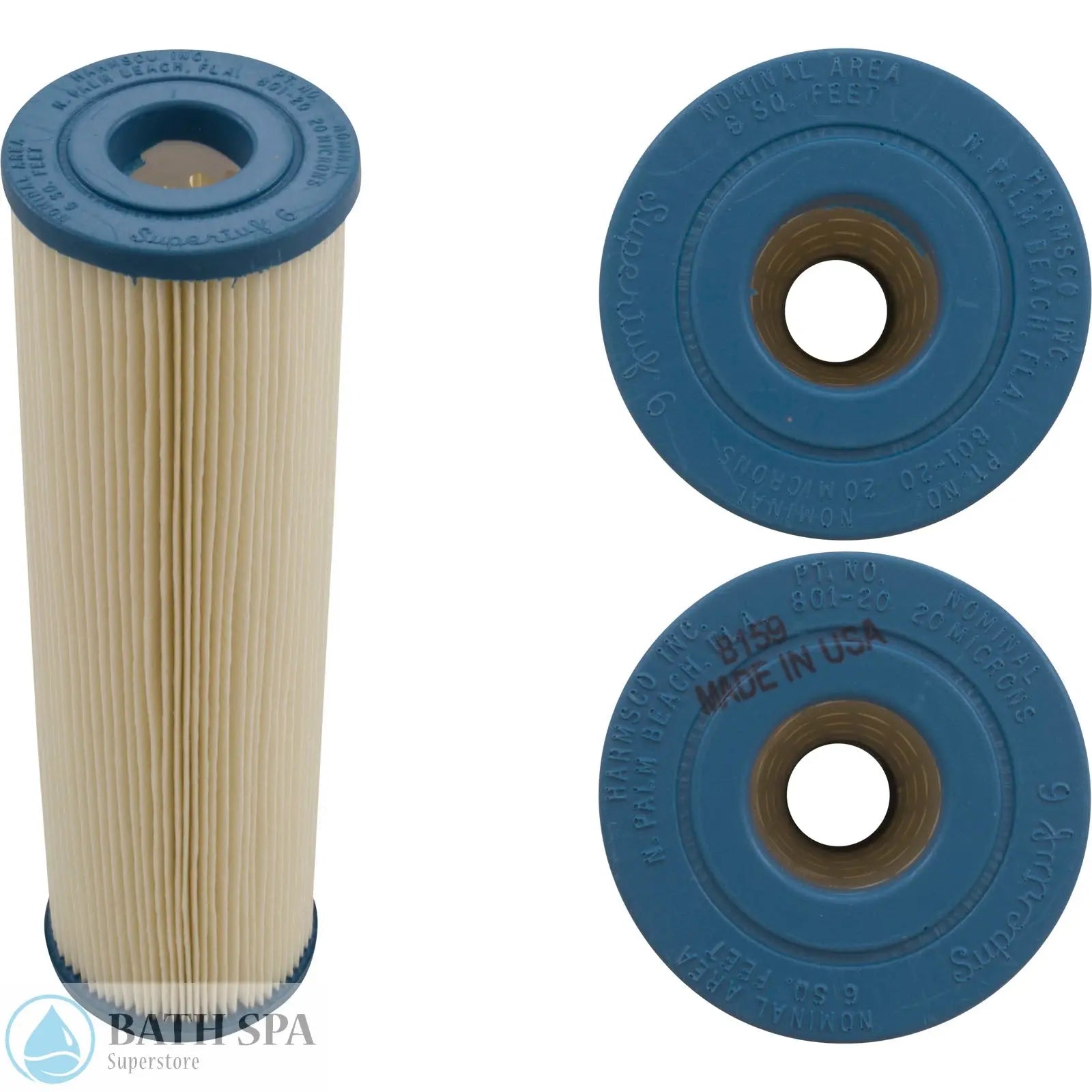 Harmsco T-380 Filter Cartridge (BetterFilter) (ST/6) Spa Filter Elements ST_6