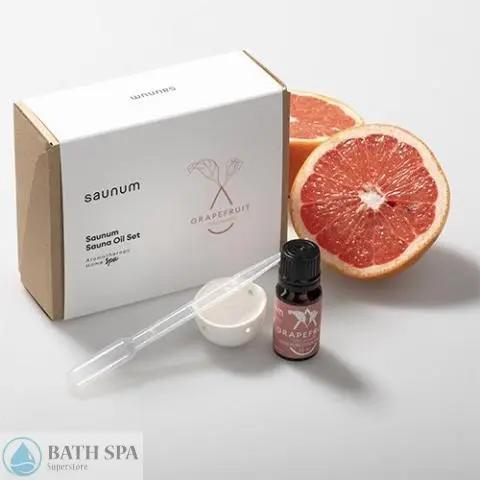 Amerec Saunum Aroma Oil Set Grapefruit Aroma with Reservoir, 10ml Steamers: Steamer Parts Saunum-Aroma-Oil-Grapefruit