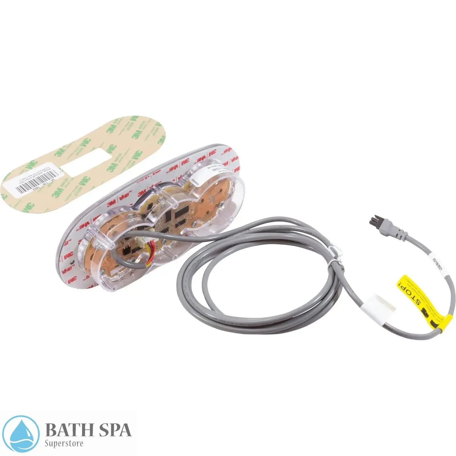 Balboa Topside, TP600, 6 Button, Jet/Jet/Aux/Warm/Cool, w/Overlay (50335) Spa Controls TP600_Back